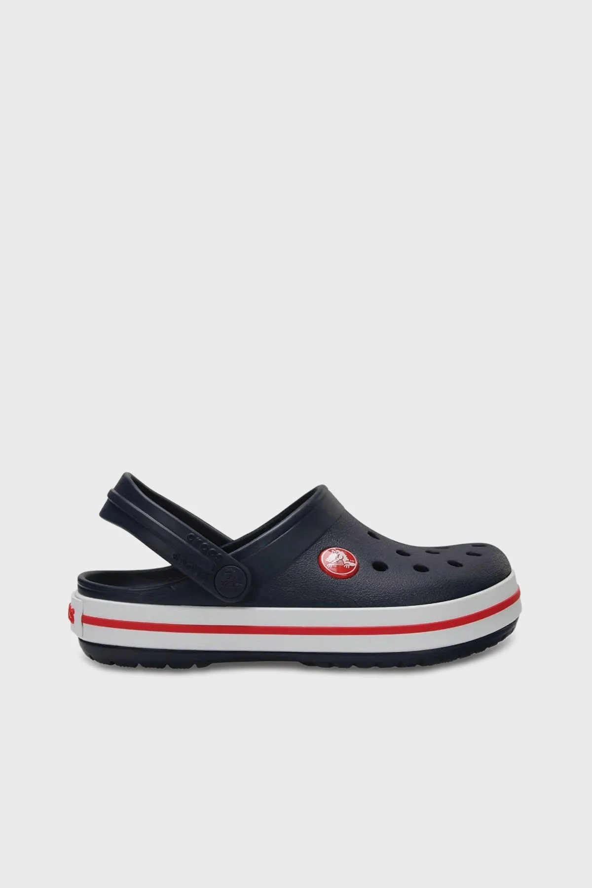 Crocs Crocband Clog T Hafif Çıkarılabilir Kayışlı Sandalet Unisex Çocuk Terlik 207005-485 LACİVERT-KIRMIZI - 1