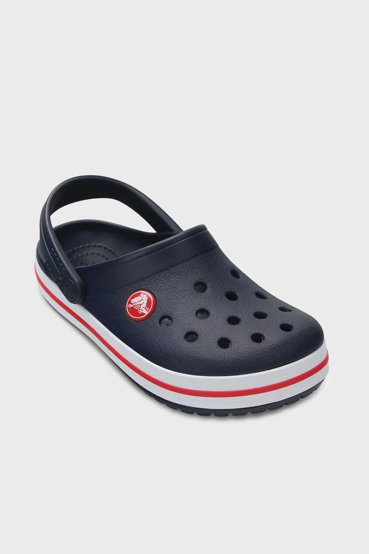 Crocs Crocband Clog T Hafif Çıkarılabilir Kayışlı Sandalet Unisex Çocuk Terlik 207005-485 LACİVERT-KIRMIZI - 3
