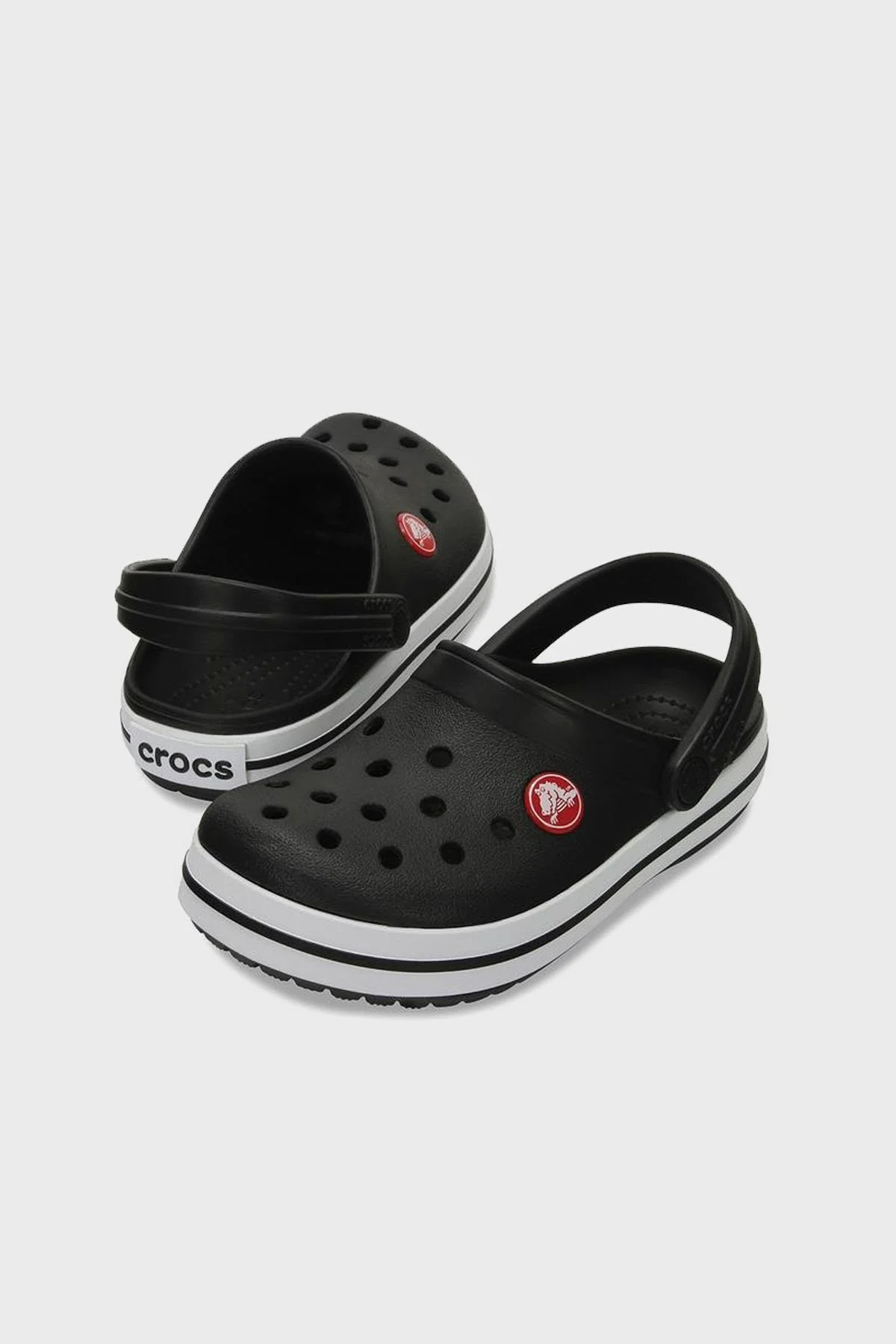 Crocs Crocband Clog T Hafif Sandalet Unisex Çocuk Terlik 207005-001 SİYAH - 2
