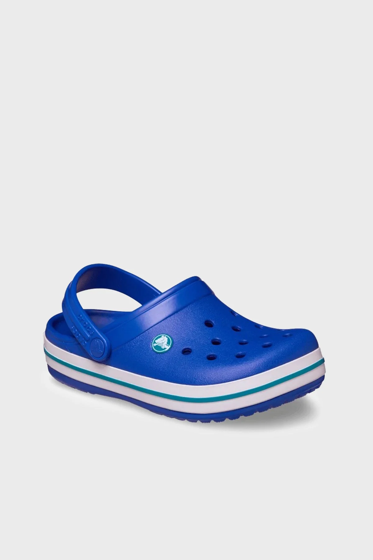 Crocs Crocband Clog T Logolu Çıkarılabilir Kayışlı Sandalet Erkek Çocuk Terlik 207005-4PI MAVİ - 3