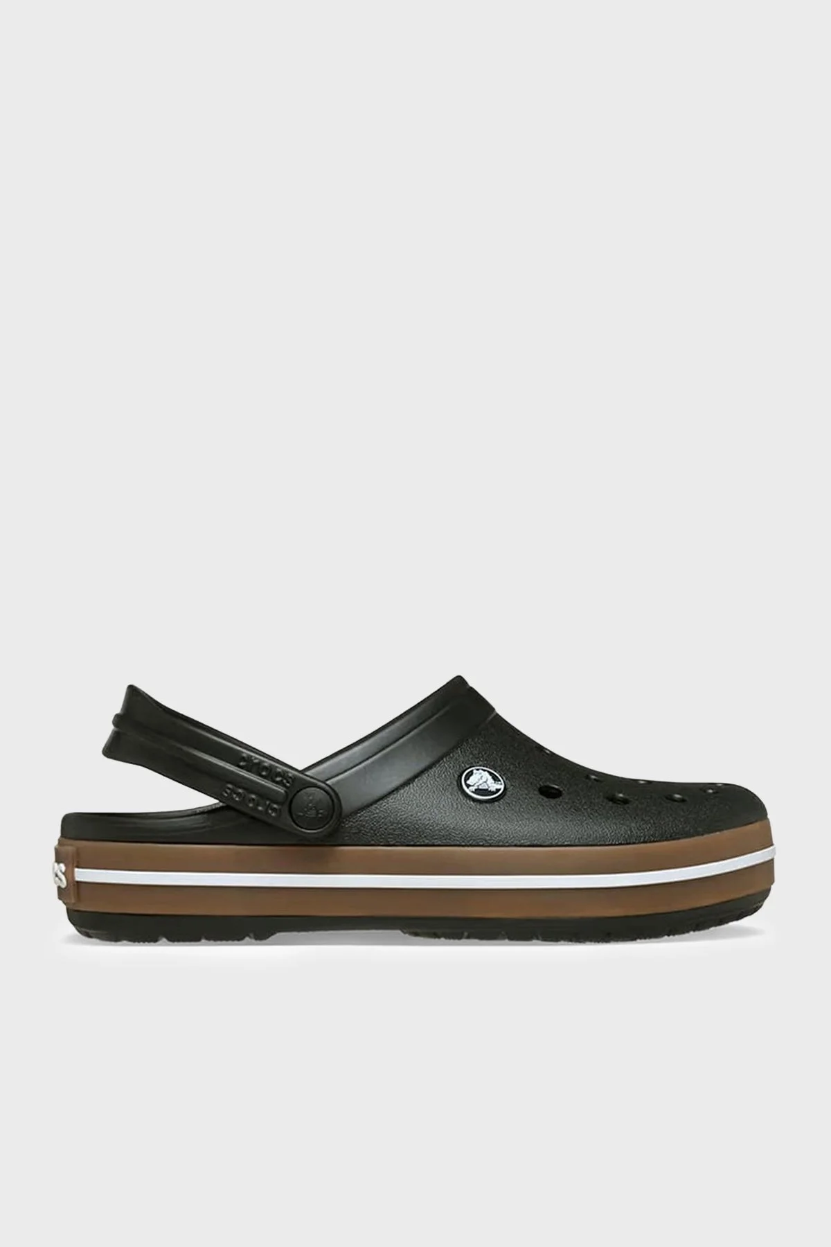 Crocs Crocband Gum Clog Logolu Unisex Terlik 212756-001 SİYAH - 1
