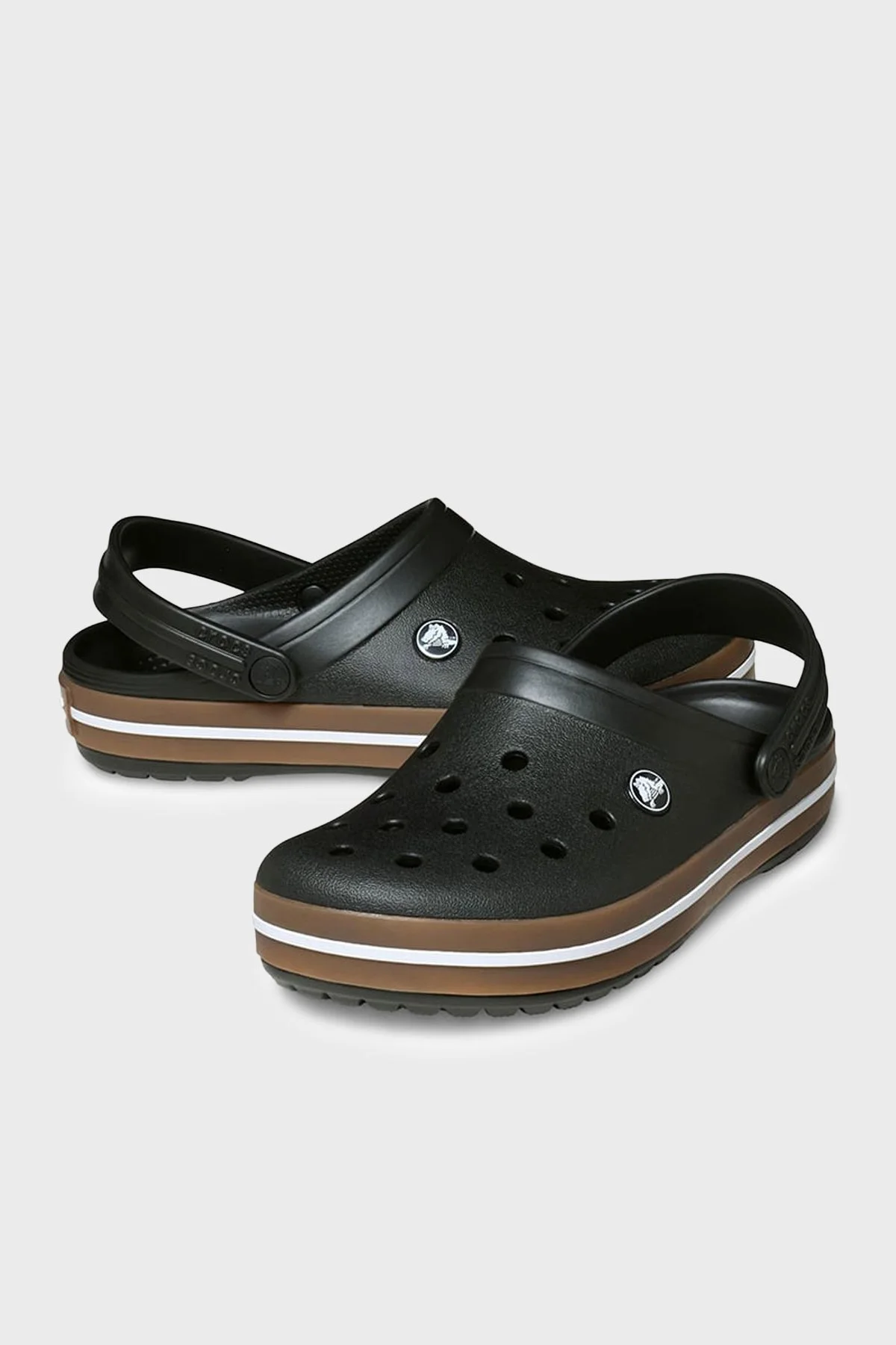 Crocs Crocband Gum Clog Logolu Unisex Terlik 212756-001 SİYAH - 3