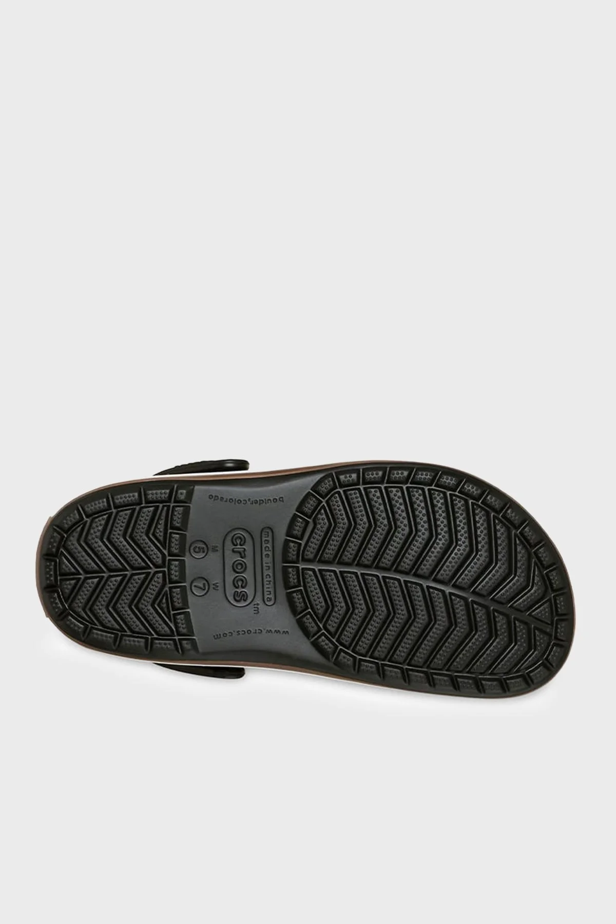 Crocs Crocband Gum Clog Logolu Unisex Terlik 212756-001 SİYAH - 4