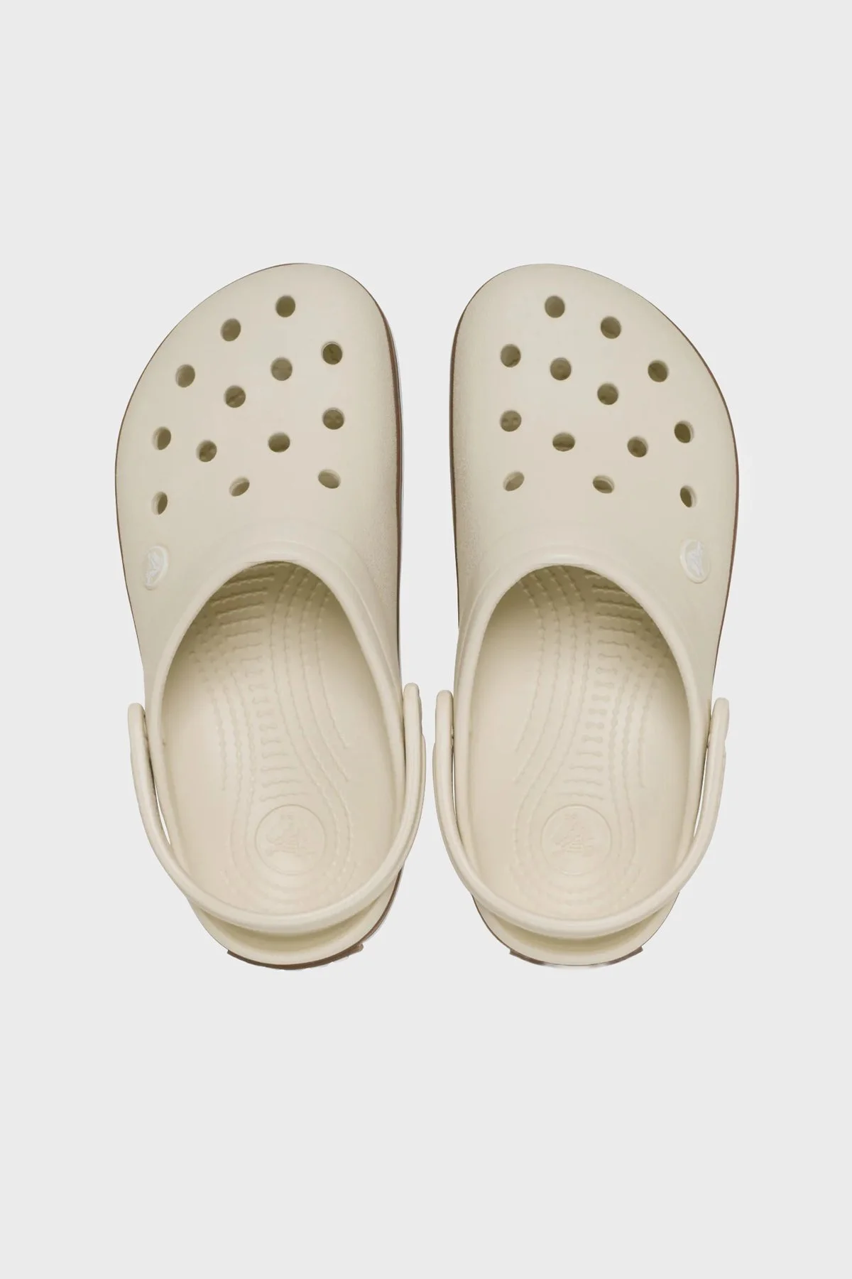 Crocs Crocband Gum Clog Sandalet Kadın Terlik 2127562MD Krem - 4