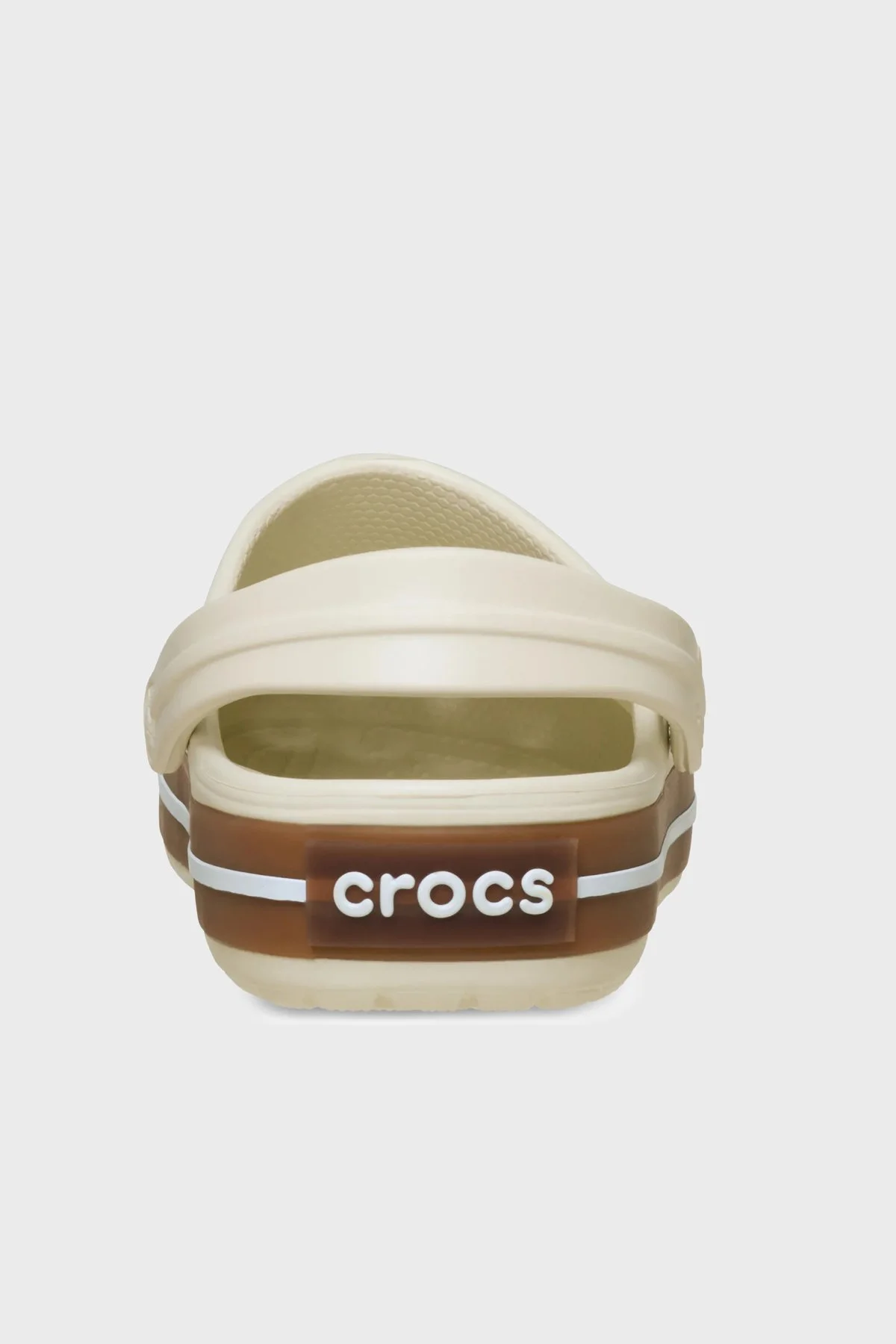 Crocs Crocband Gum Clog Sandalet Kadın Terlik 2127562MD Krem - 6