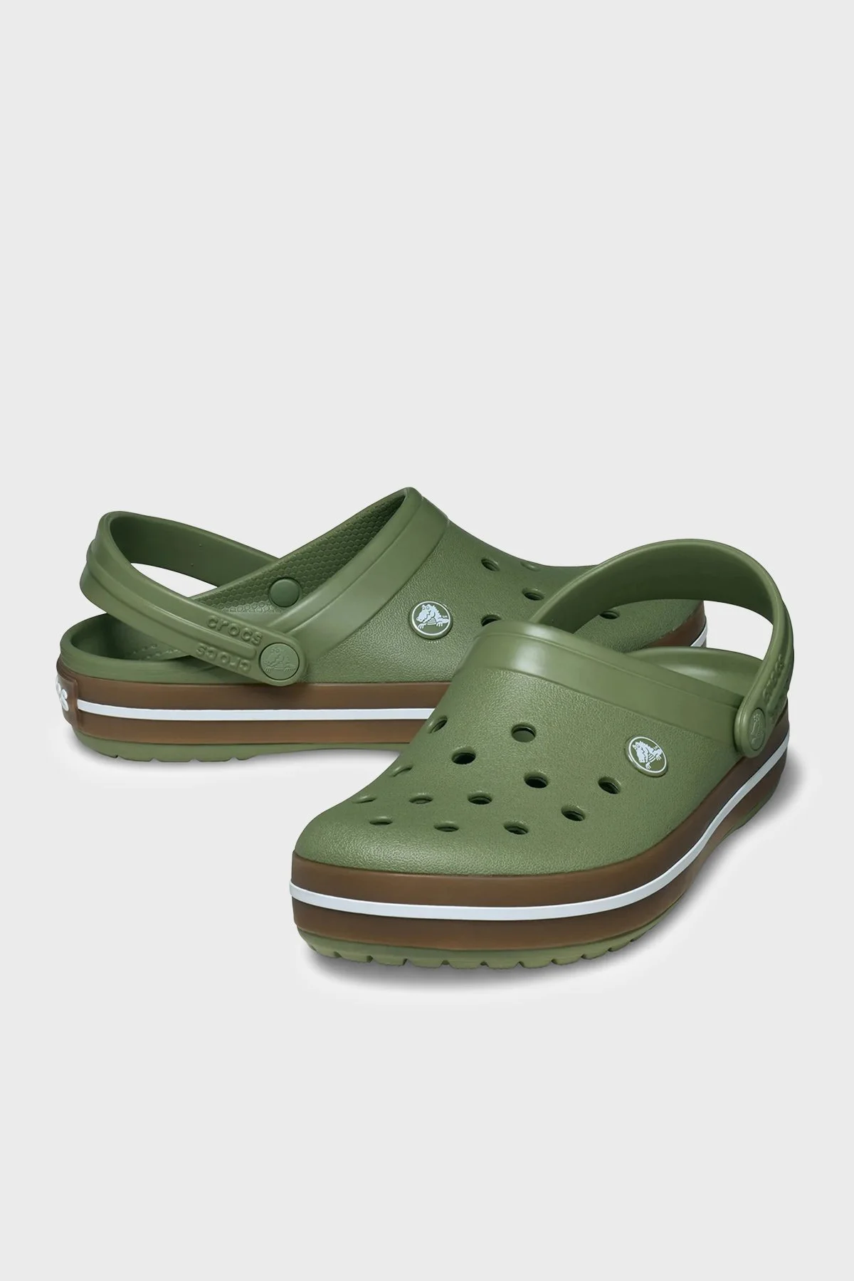 Crocs Crocband Gum Clog Sandalet Unisex Terlik 212756-3BX HAKİ - 2