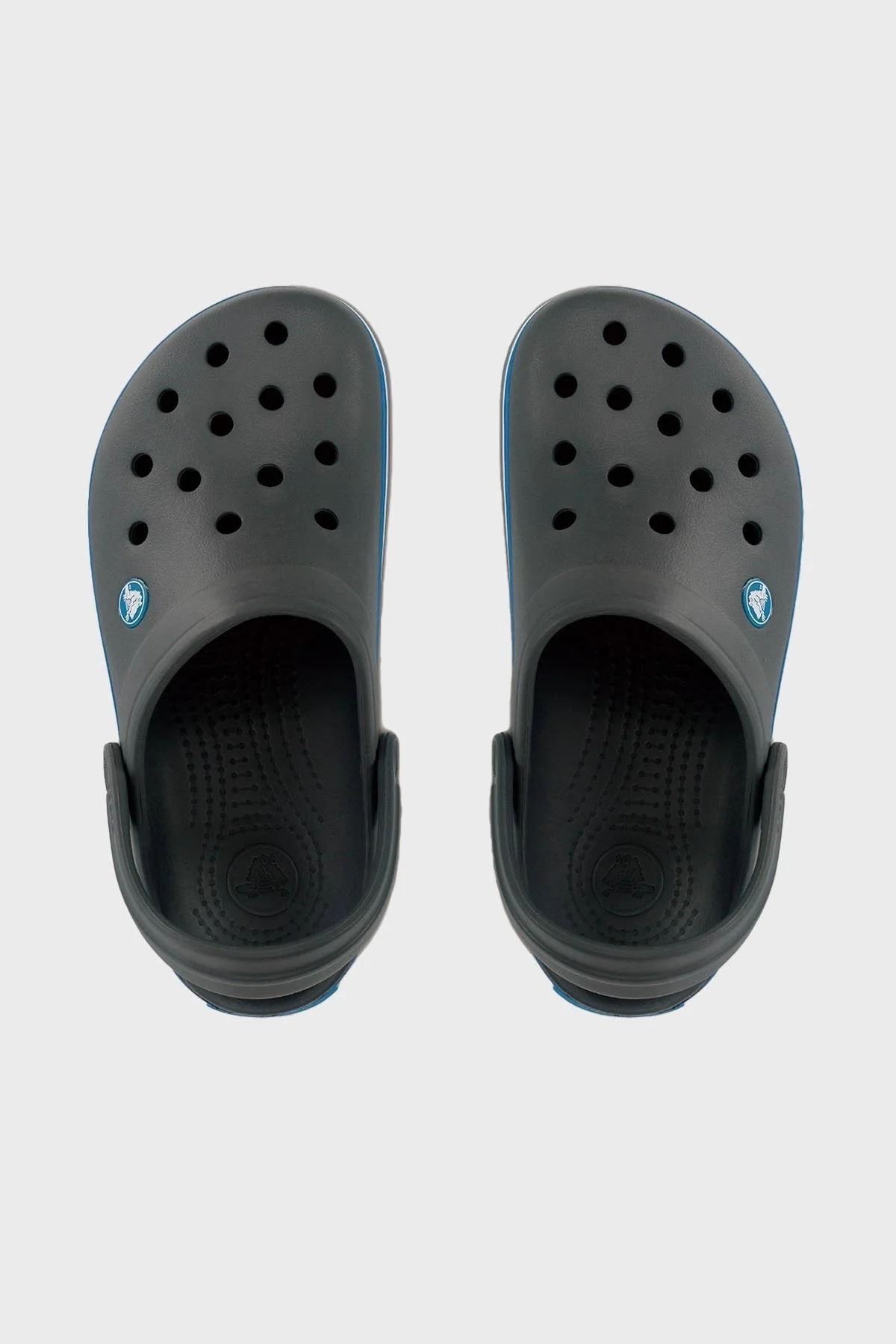 Crocs Crocband Hafif Sandalet Unisex Terlik 11016-07W GRİ-MAVİ - 4