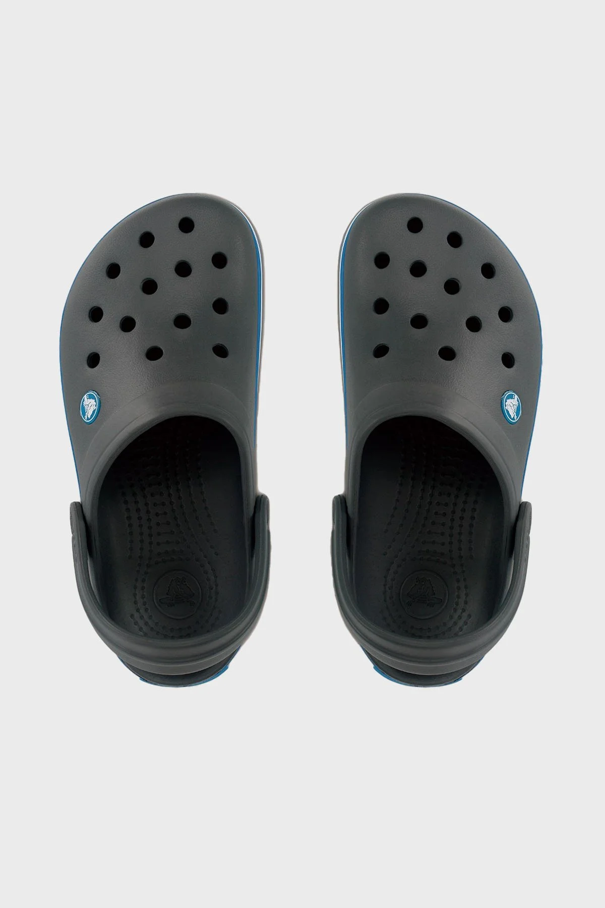 Crocs Crocband Hafif Sandalet Unisex Terlik 11016-07W GRİ-MAVİ - 4