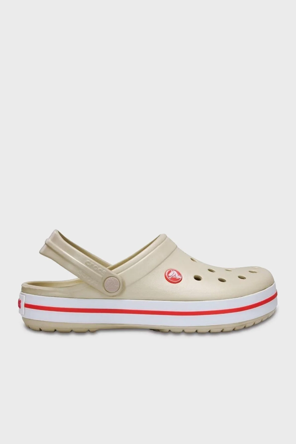 Crocs Crocband Logolu Çıkarılabilir Bilek Kayışlı Bayan Terlik 11016-1AS KREM - 7