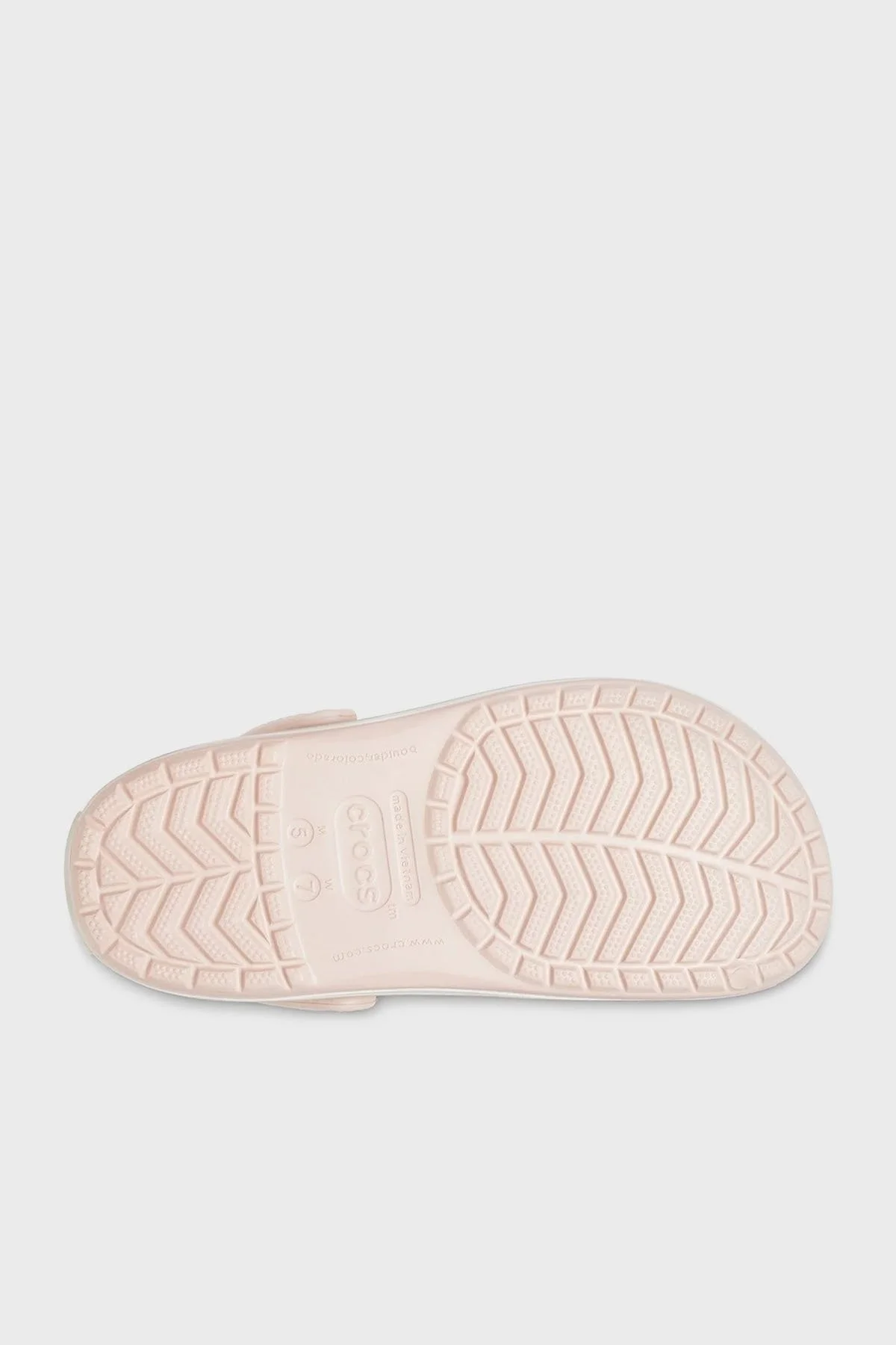 Crocs Crocband Logolu Çıkarılabilir Bilek Kayışlı Bayan Terlik 11016-6UR PUDRA - 10