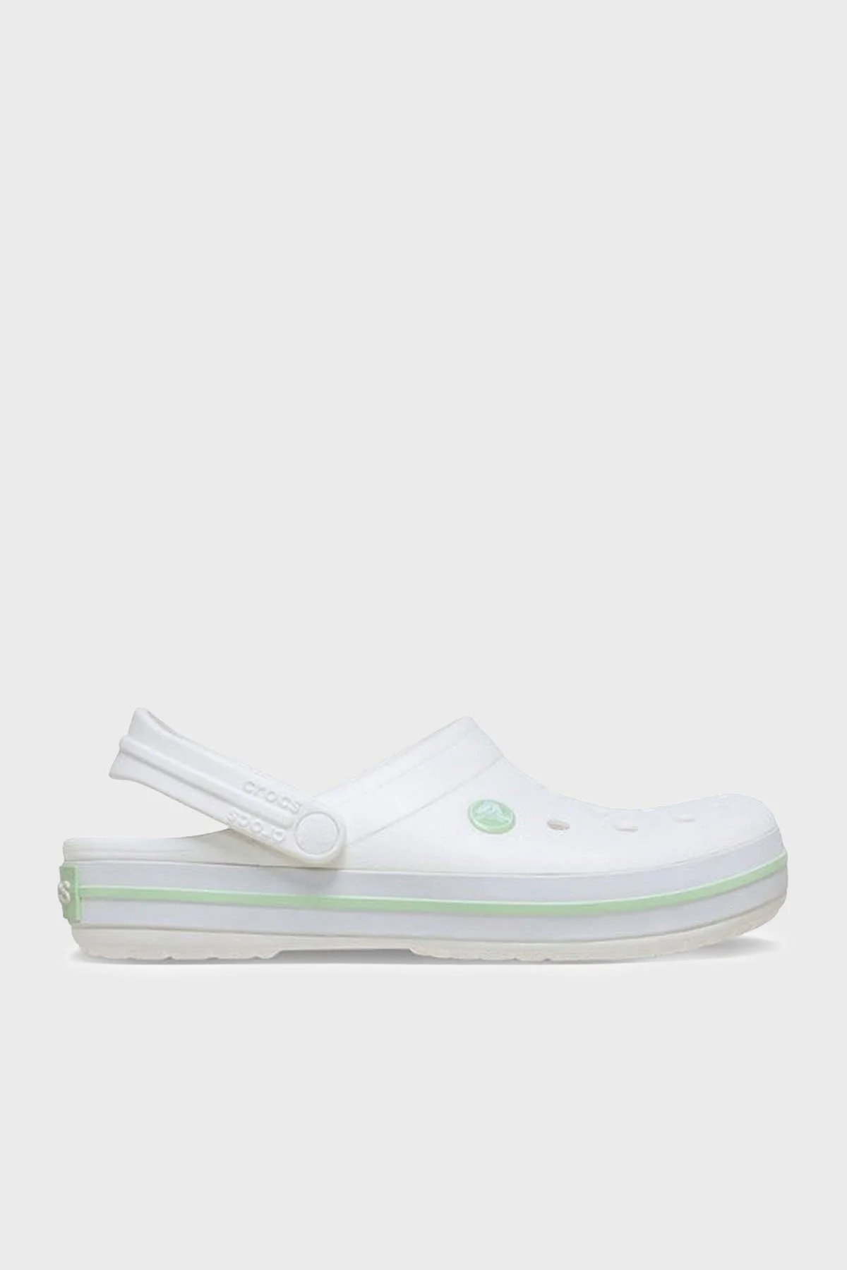 Crocs Crocband Logolu Unisex Terlik 11016-1YL BEYAZ-YEŞİL - 1