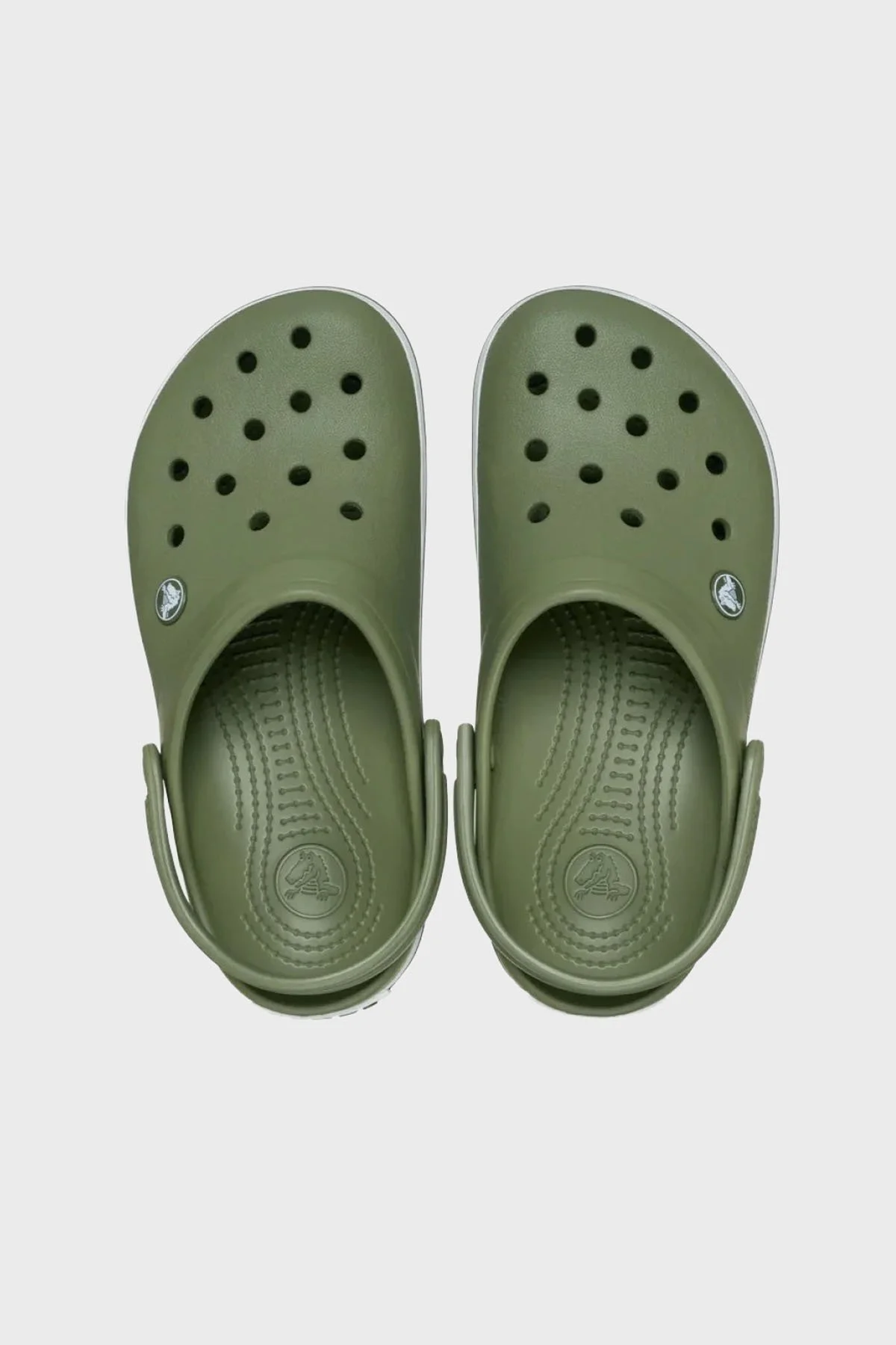 Crocs Crocband Logolu Unisex Terlik 11016-3BX HAKİ - 3