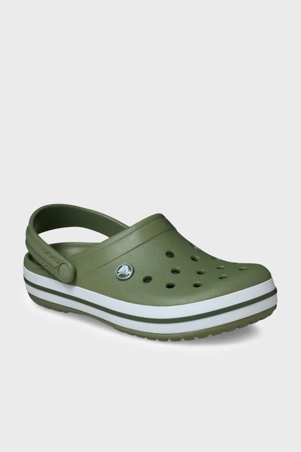 Crocs Crocband Logolu Unisex Terlik 11016-3BX HAKİ - 4