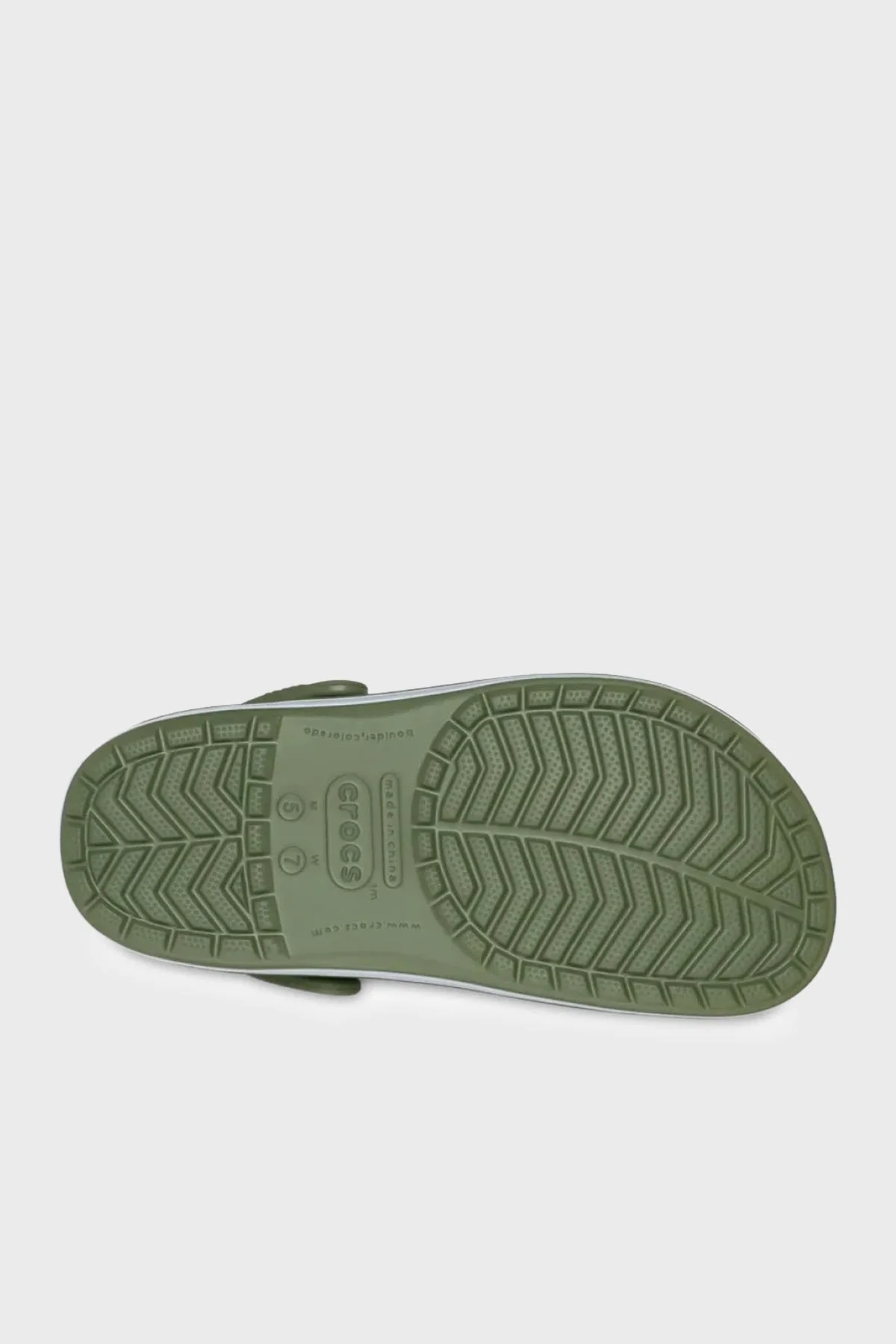 Crocs Crocband Logolu Unisex Terlik 11016-3BX HAKİ - 6