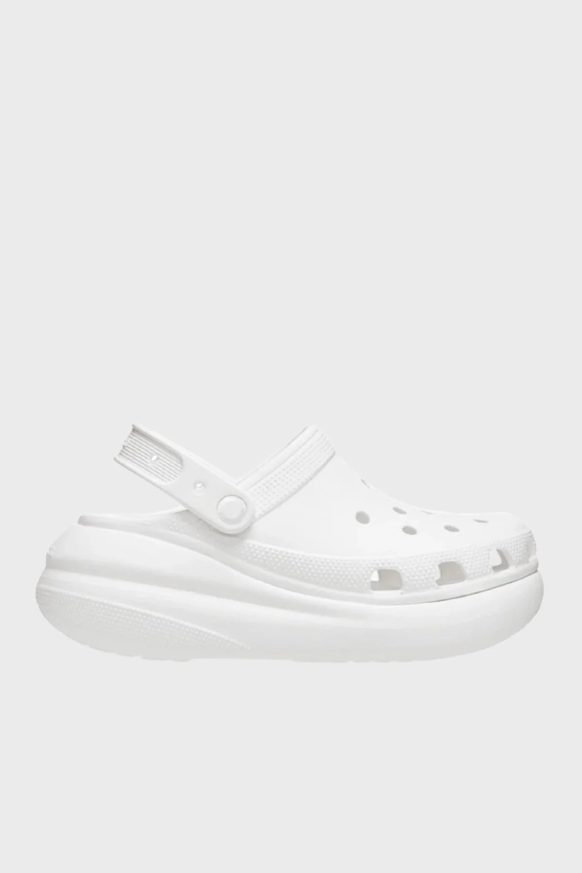 Crocs Crush Clog Logolu Unisex Terlik 207521-100 BEYAZ - 1