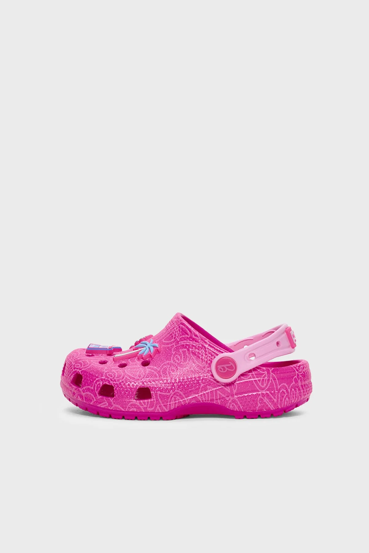 Crocs Mattel Pink Barbie Cls Clg K Kayışlı Kız Çocuk Terlik 211406-90H Pembe - 2