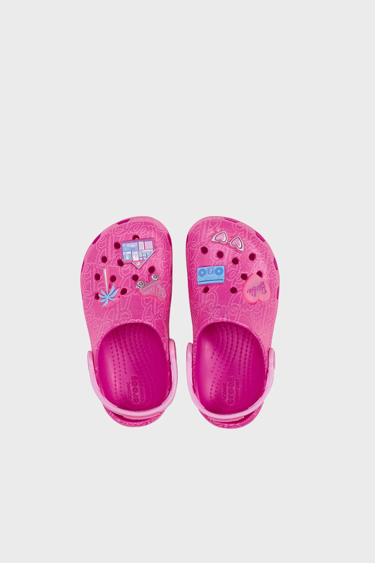 Crocs Mattel Pink Barbie Cls Clg K Kayışlı Kız Çocuk Terlik 211406-90H Pembe - 4