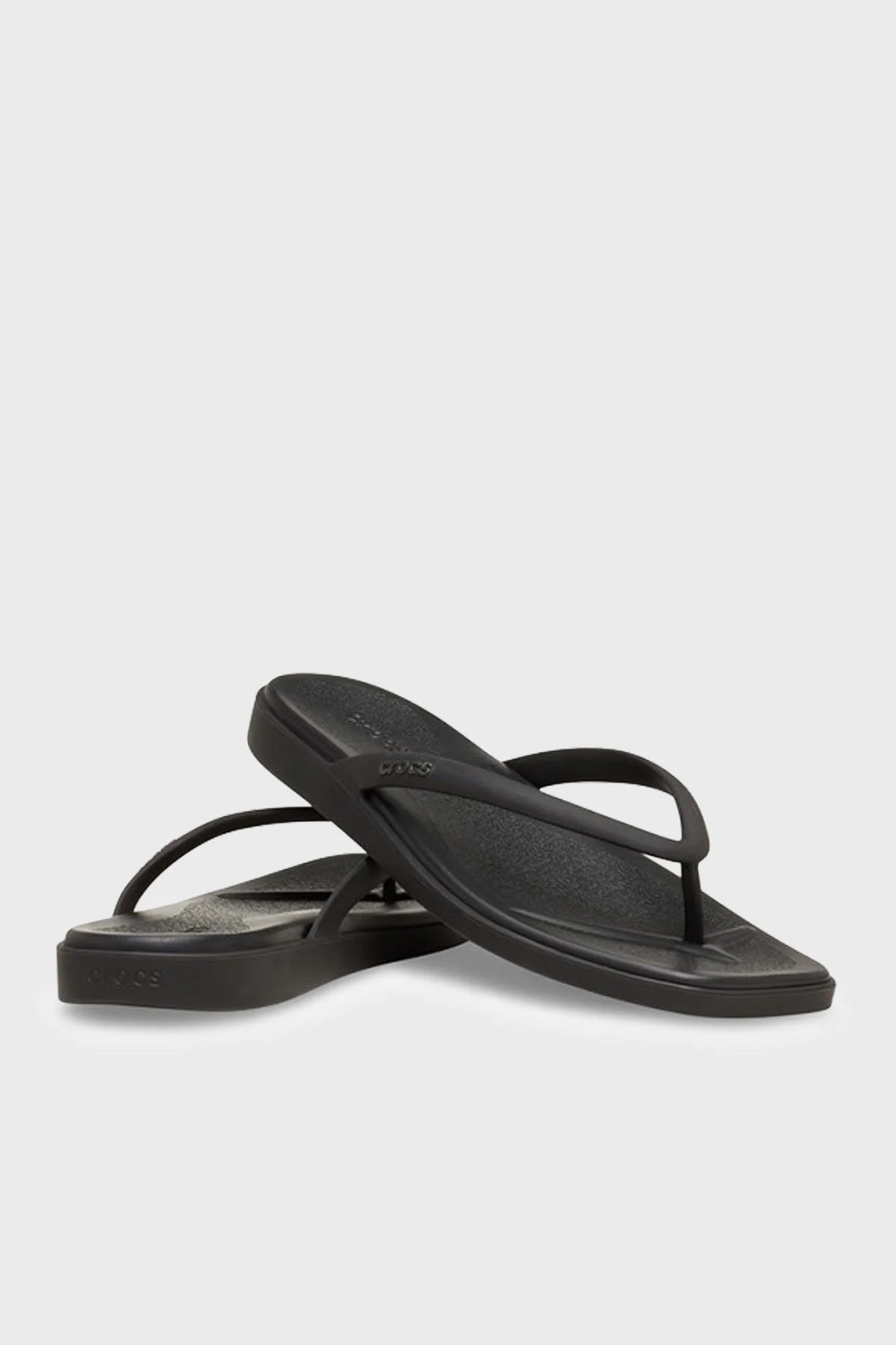Crocs Miami Flip Logolu Parmak Arası Kadın Terlik 211435-001 SİYAH - 3