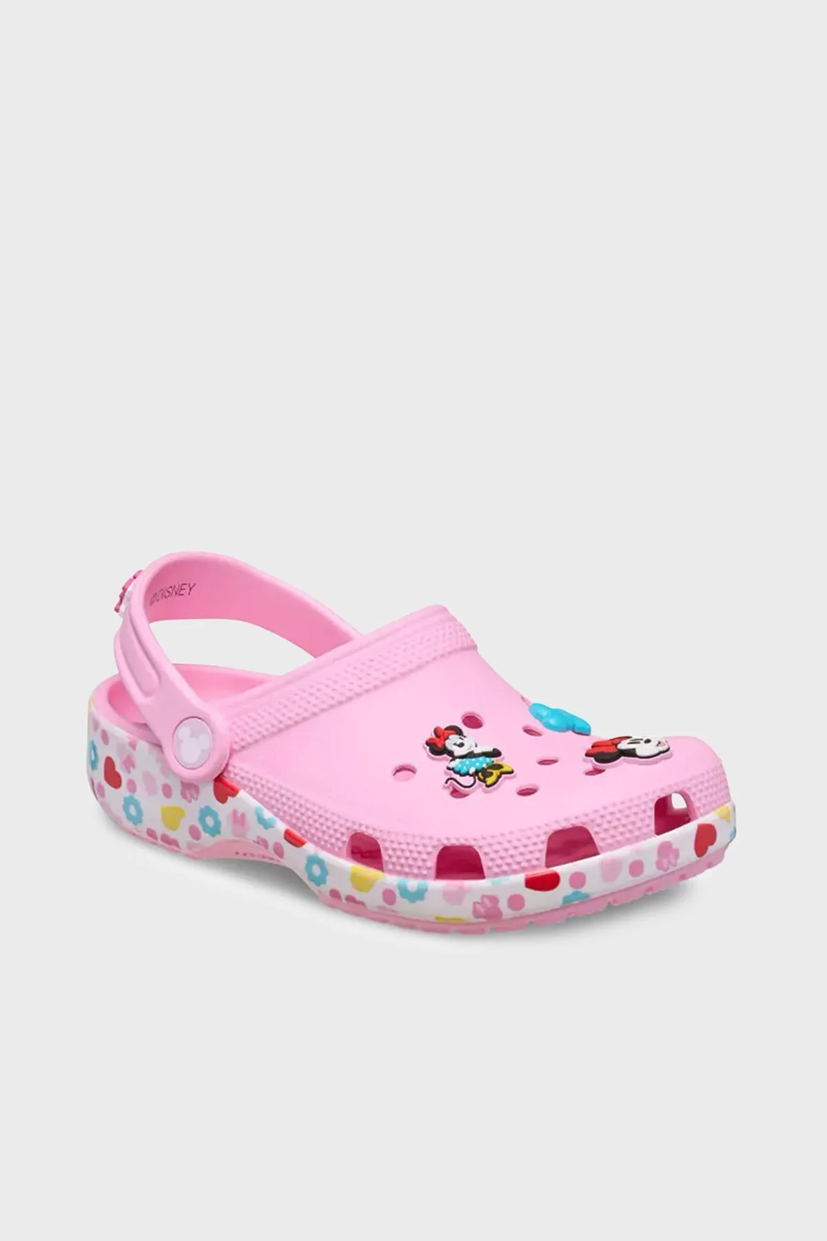 Crocs Mickey Frnds Minnie Cls Clg T Hafif Çıkarılabilir Kayışlı Sandalet Kız Çocuk Terlik 210894-90H PEMBE - 10