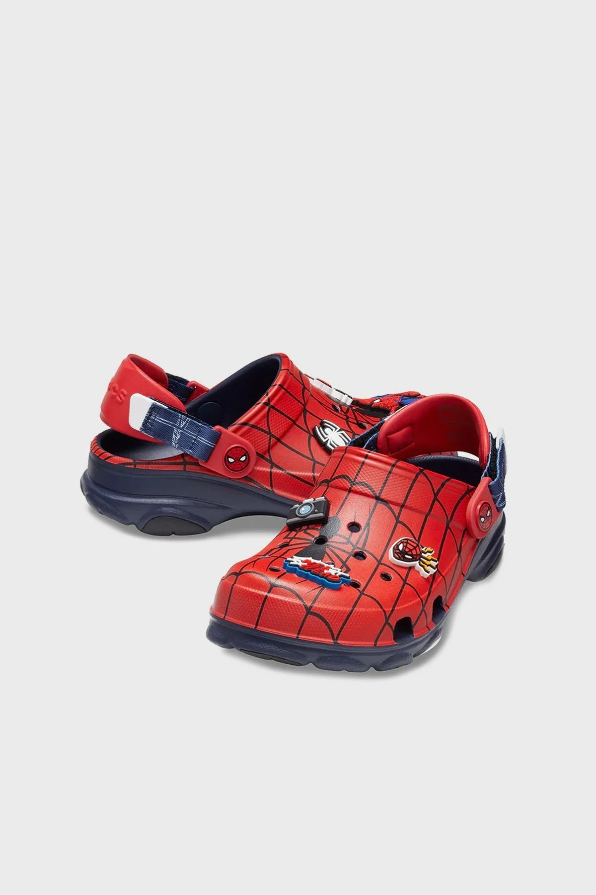 Crocs Spider-Man All Terrain Clog T Hafif Sandalet Erkek Çocuk Terlik 209258-410 LACİVERT - 4