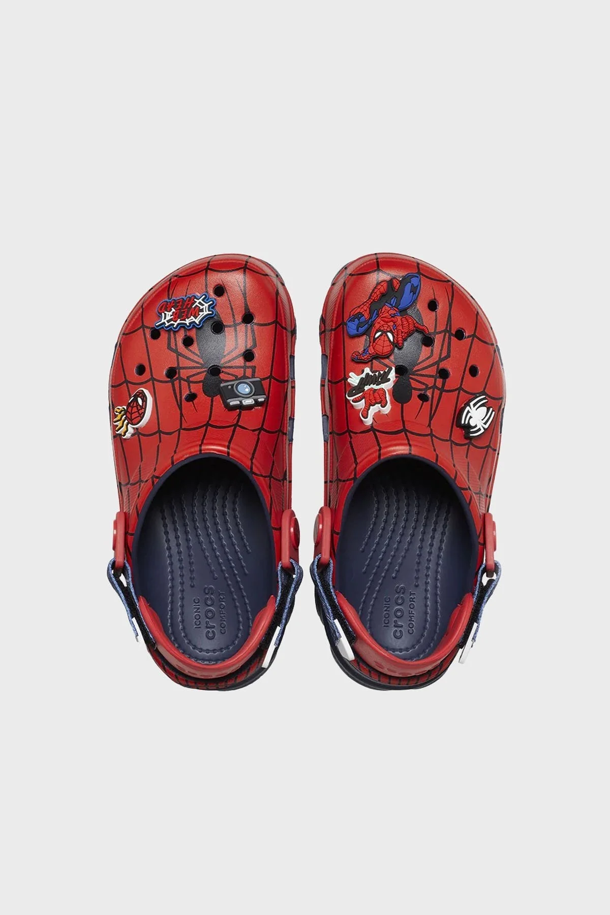 Crocs Spider-Man All Terrain Clog T Hafif Sandalet Erkek Çocuk Terlik 209258-410 LACİVERT - 5