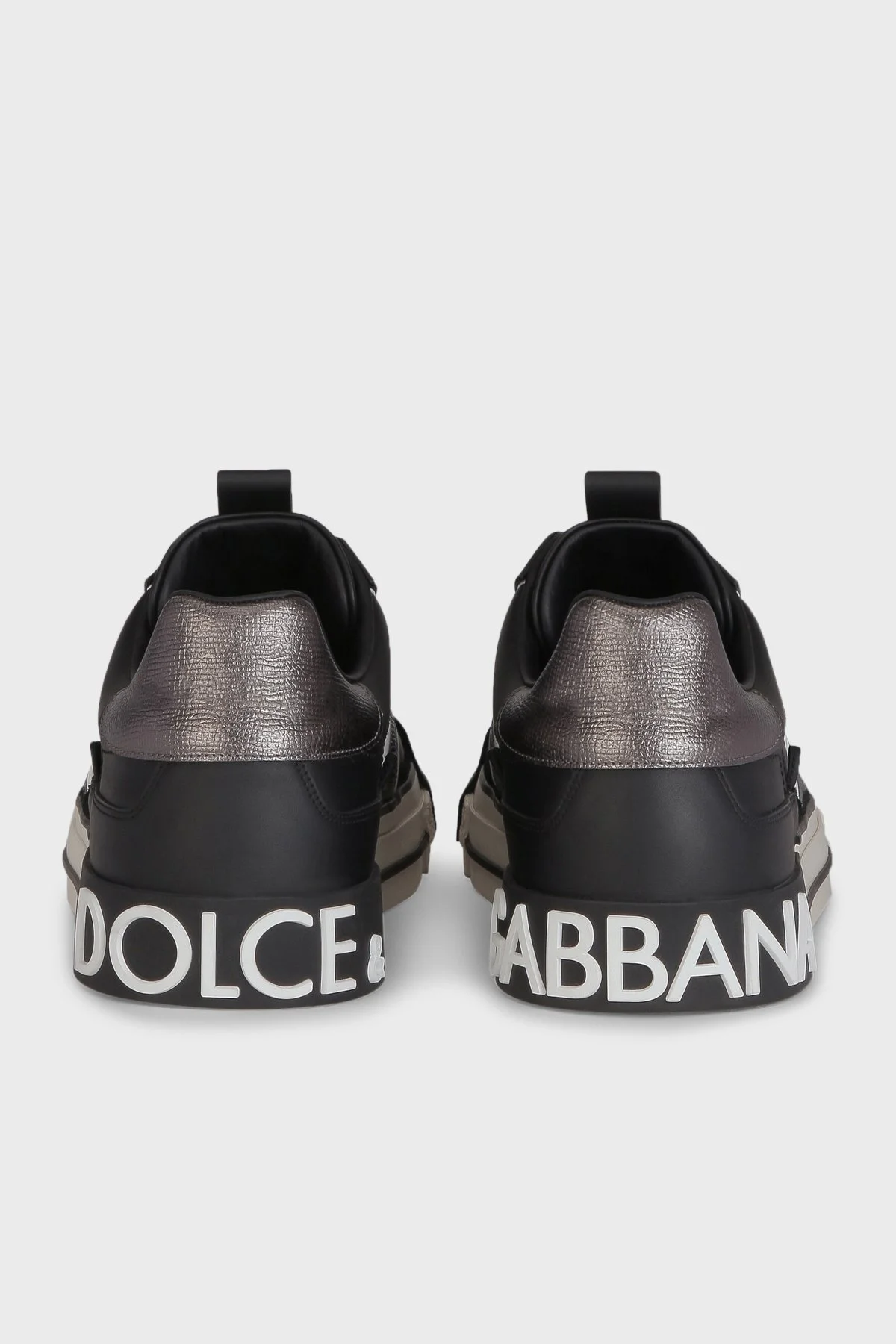 Dolce & Gabbana Deri Günlük Spor Erkek Ayakkabı CS1863 AO223 8B979 SİYAH - 3