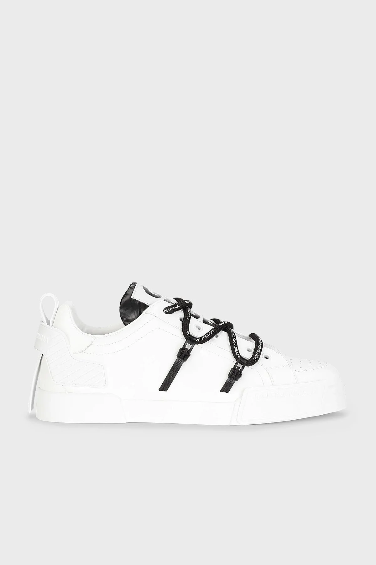 Dolce Gabbana Deri Sneaker Erkek Ayakkabı CS1783 AJ986 89697 BEYAZ - 1