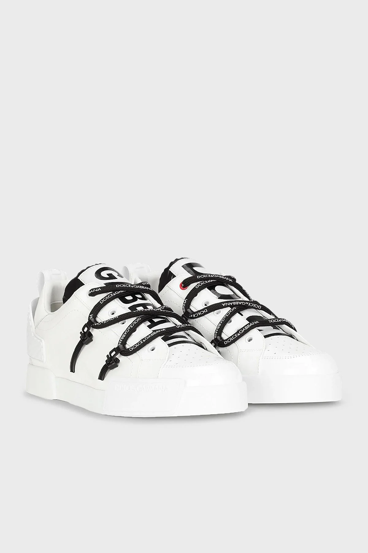 Dolce Gabbana Deri Sneaker Erkek Ayakkabı CS1783 AJ986 89697 BEYAZ - 2