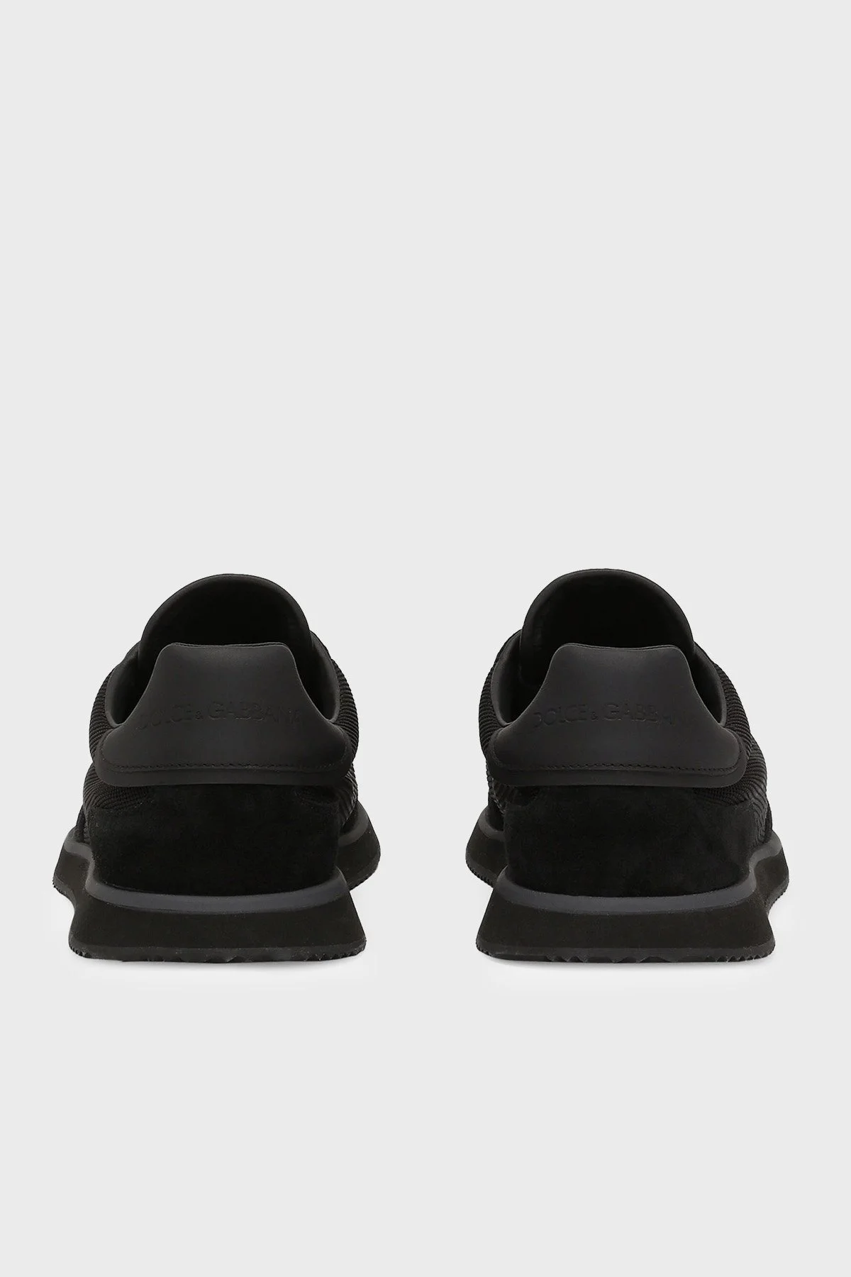 Dolce & Gabbana Deri Sneaker Erkek Ayakkabı CS2288 A5355 8B956 SİYAH - 3