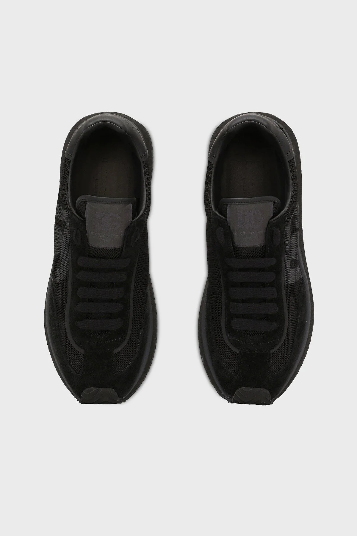 Dolce & Gabbana Deri Sneaker Erkek Ayakkabı CS2288 A5355 8B956 SİYAH - 4