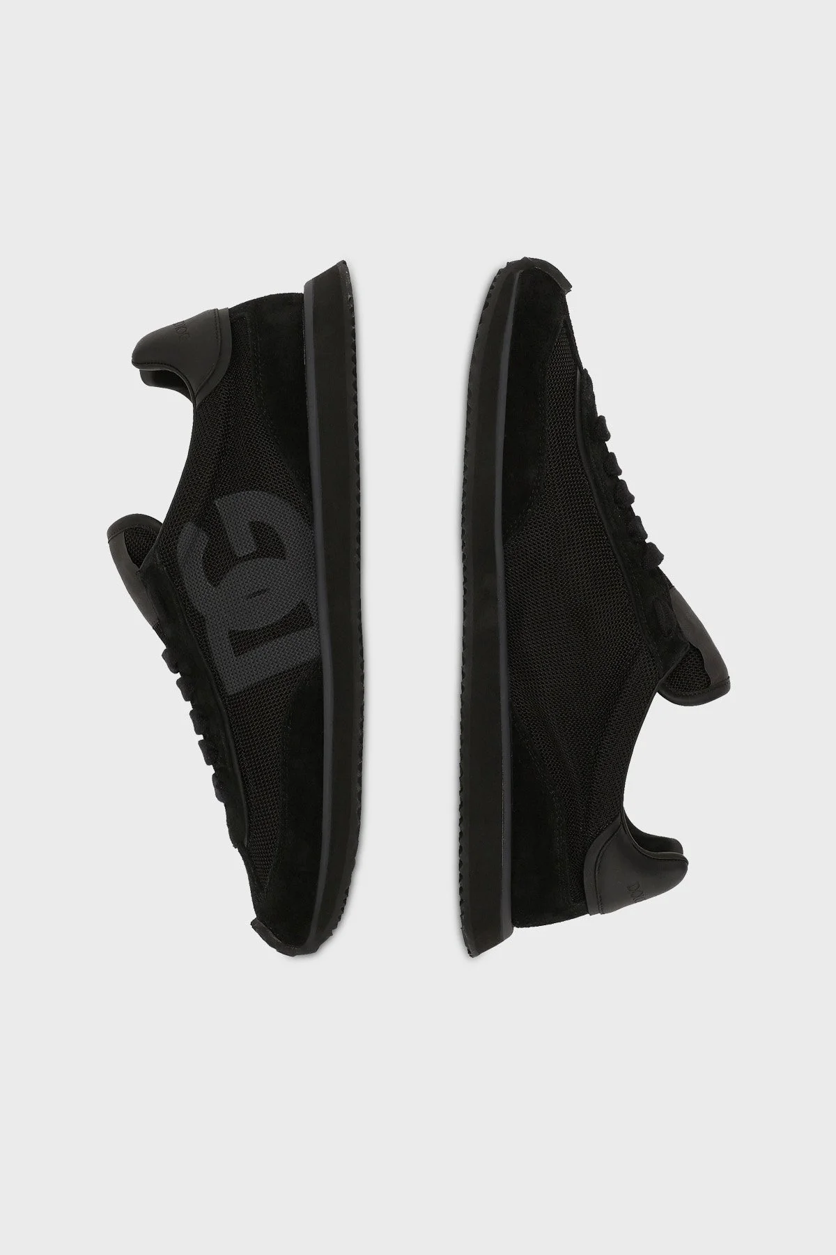 Dolce & Gabbana Deri Sneaker Erkek Ayakkabı CS2288 A5355 8B956 SİYAH - 5