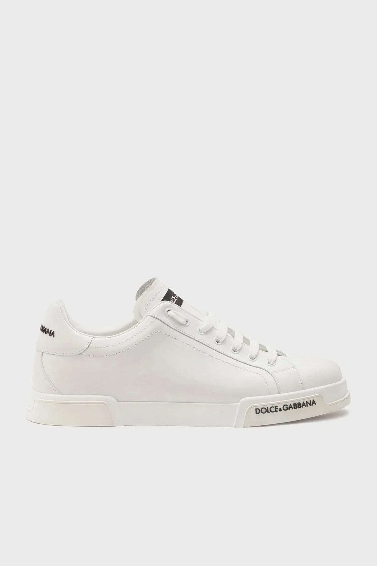 Dolce & Gabbana Deri Sneaker Erkek Ayakkabı CS2332 AA335 80001 BEYAZ - 5