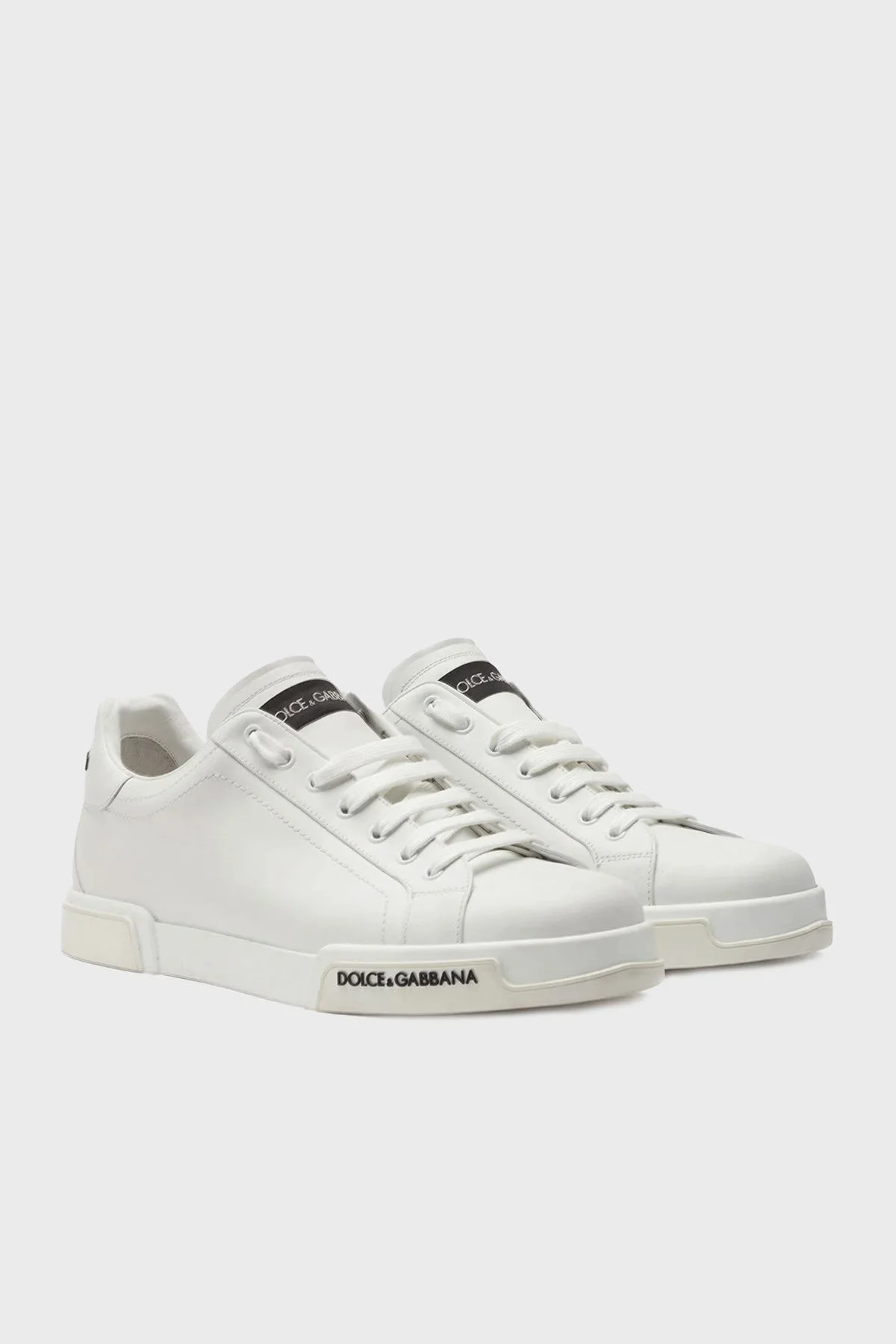 Dolce & Gabbana Deri Sneaker Erkek Ayakkabı CS2332 AA335 80001 BEYAZ - 6