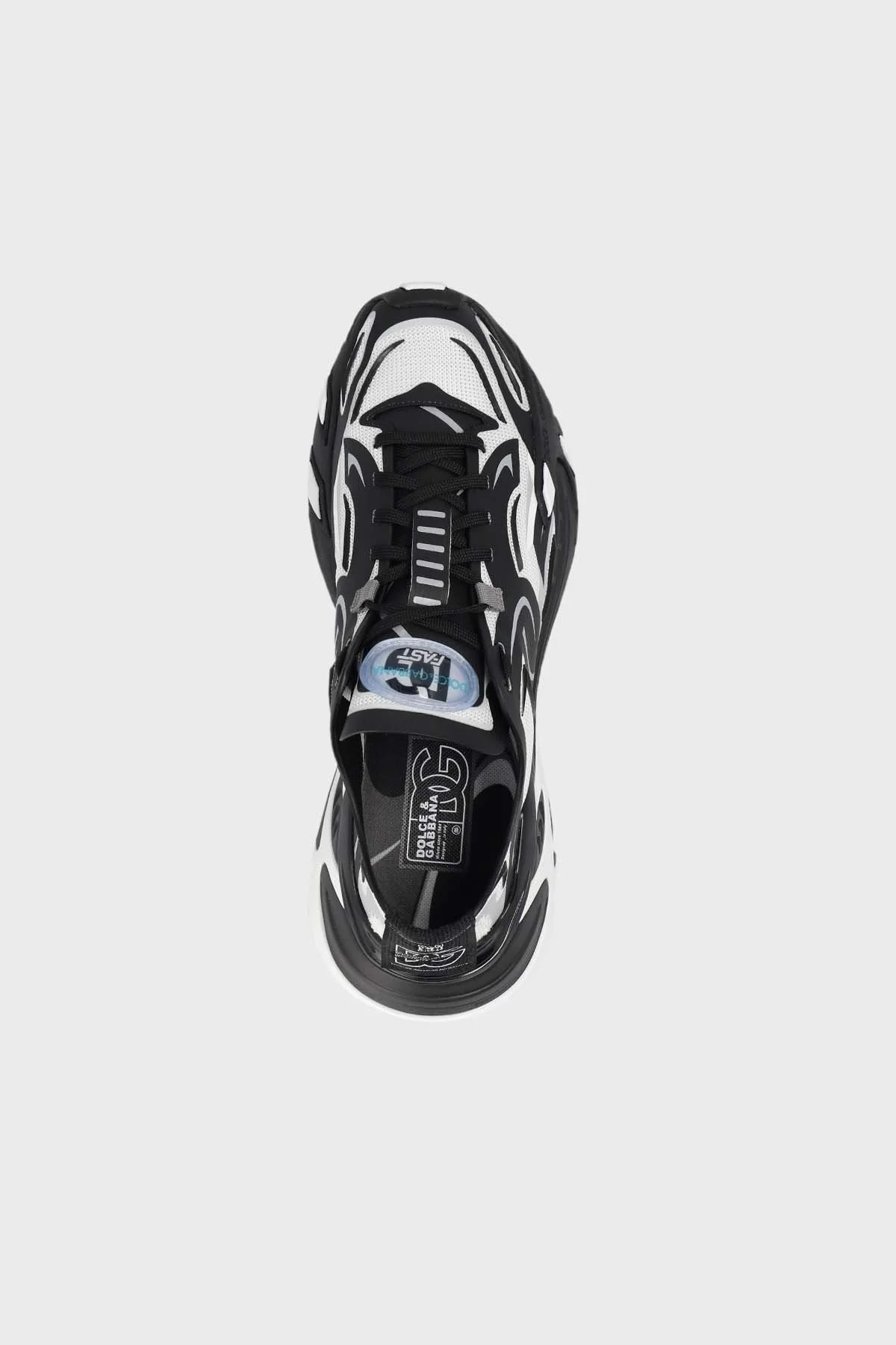 Dolce & Gabbana Günlük Spor Erkek Ayakkabı CS2175 AH405 89697 SİYAH-BEYAZ - 5