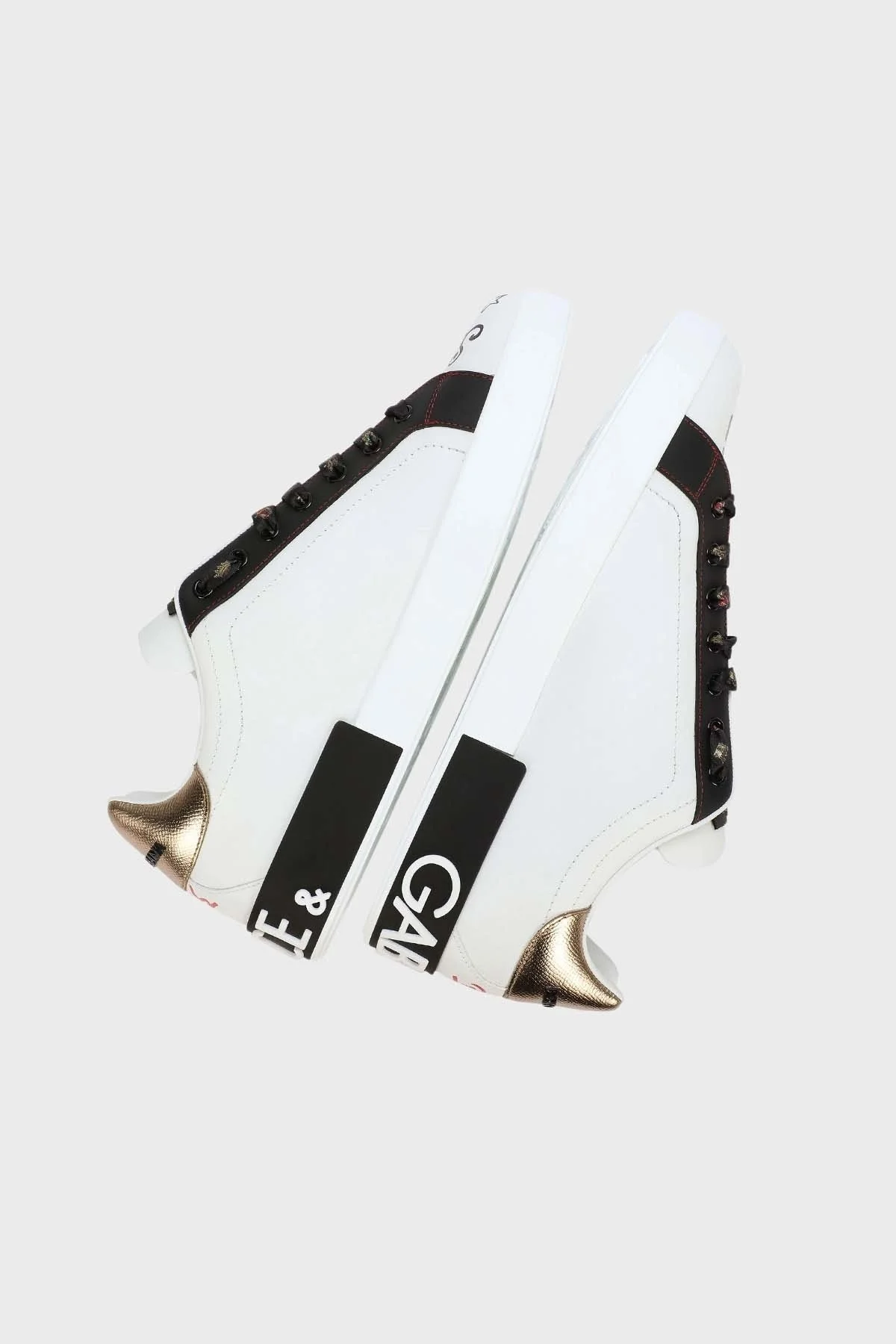 Dolce & Gabbana Hakiki Deri Sneaker Erkek Ayakkabı CS1570 AZ268 HWF57 BEYAZ - 6