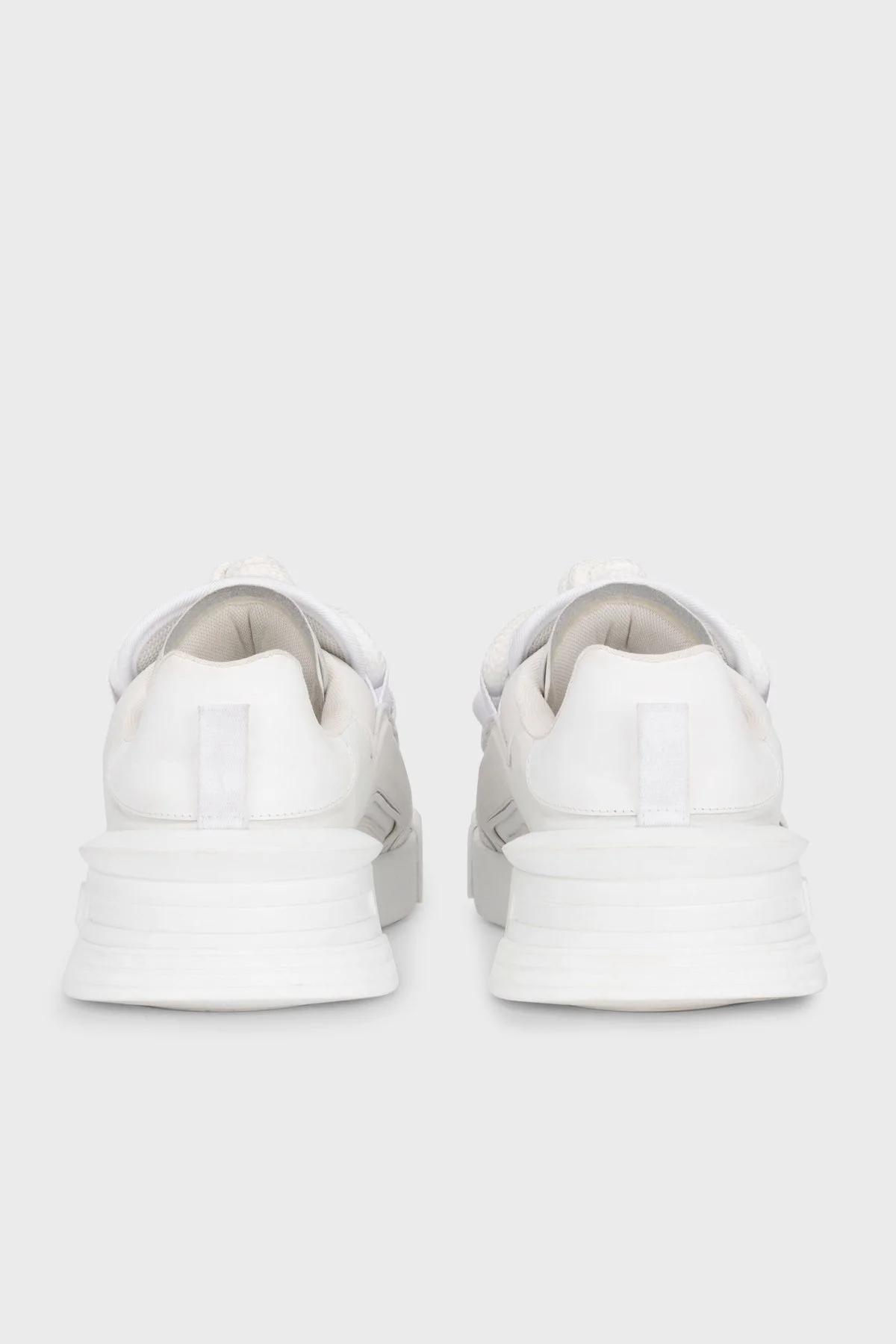 Dolce Gabbana Hakiki Deri Sneaker Erkek Ayakkabı CS2061 AB950 8B930 BEYAZ - 3