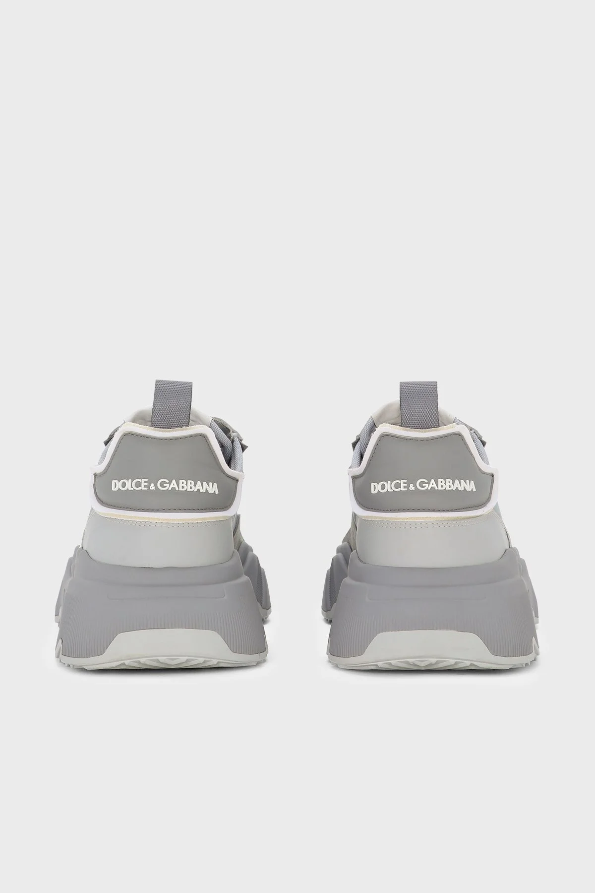 Dolce Gabbana Hakiki Deri Süet Sneaker Erkek Ayakkabı CS1941AG9248B 070 GRİ - 3