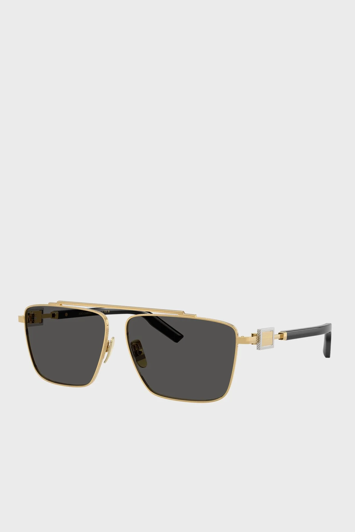Dolce & Gabbana Kare Logolu Erkek Gözlük 0DG2336 0287 59 ALTIN - 1