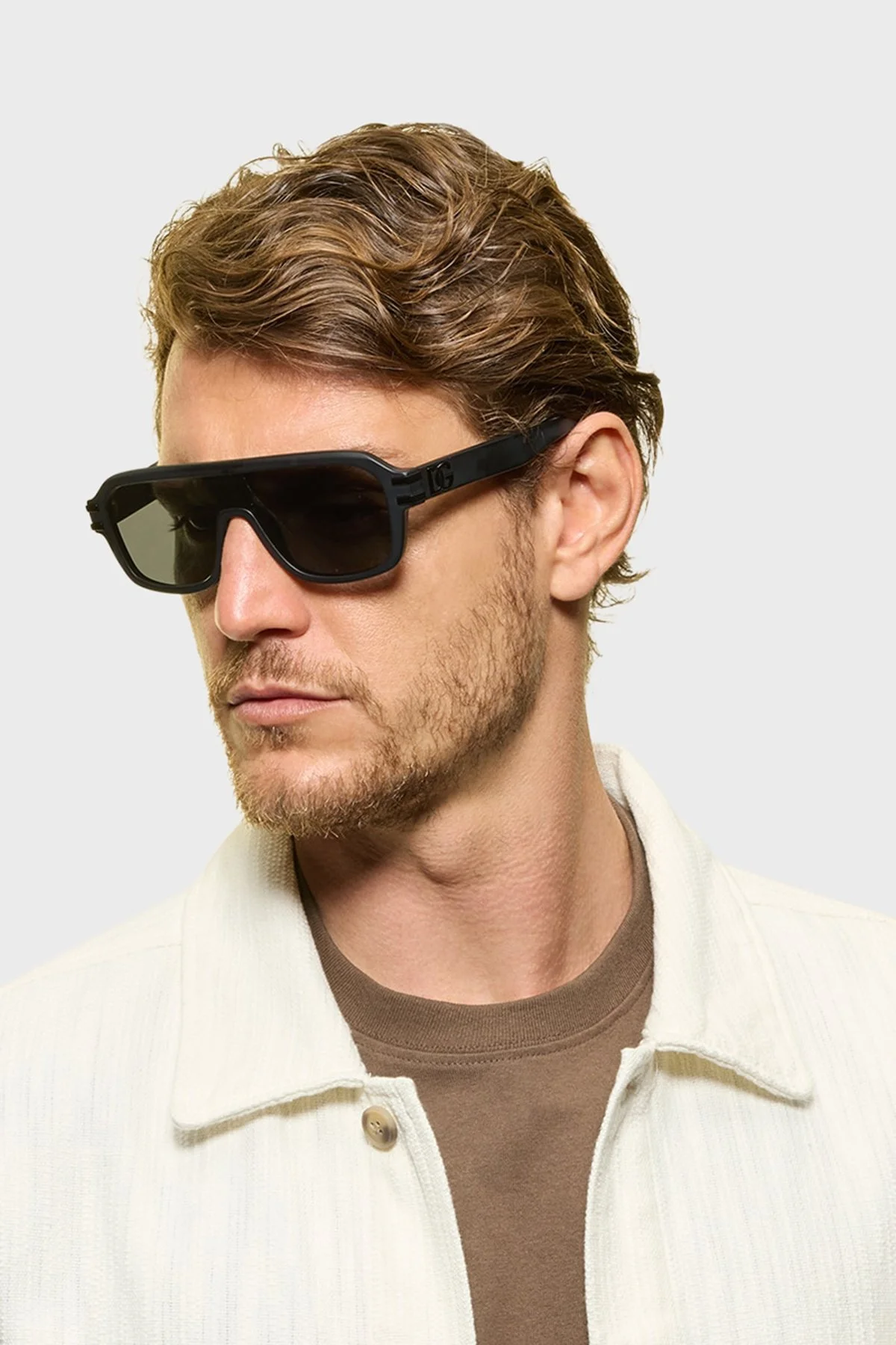 Dolce Gabbana Logolu Güneş Erkek Gözlük 0DG4507 25256G 27 Siyah - 2