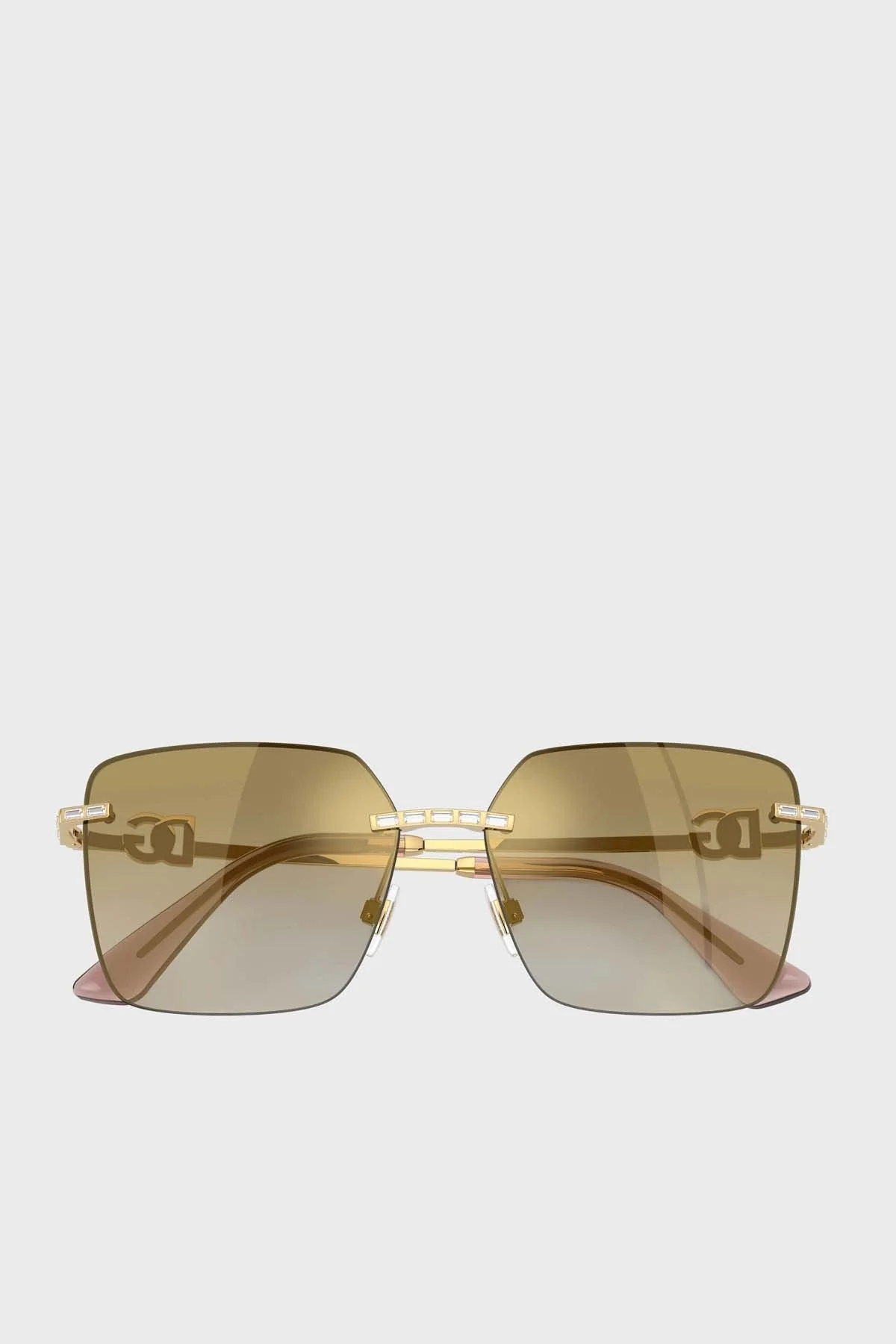 Dolce Gabbana Logolu Güneş Kadın Gözlük 0DG233 2B026E 59 Altın - 2