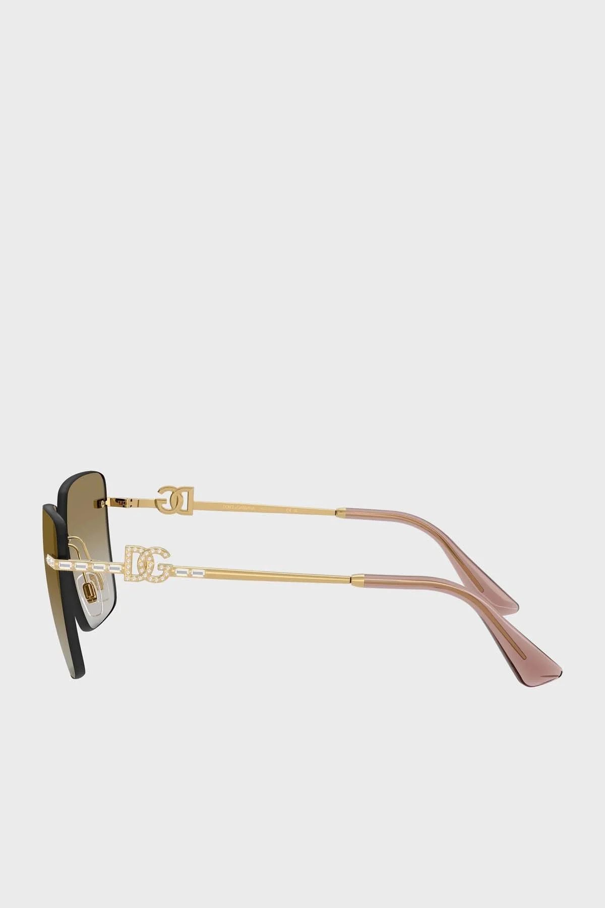 Dolce Gabbana Logolu Güneş Kadın Gözlük 0DG233 2B026E 59 Altın - 3