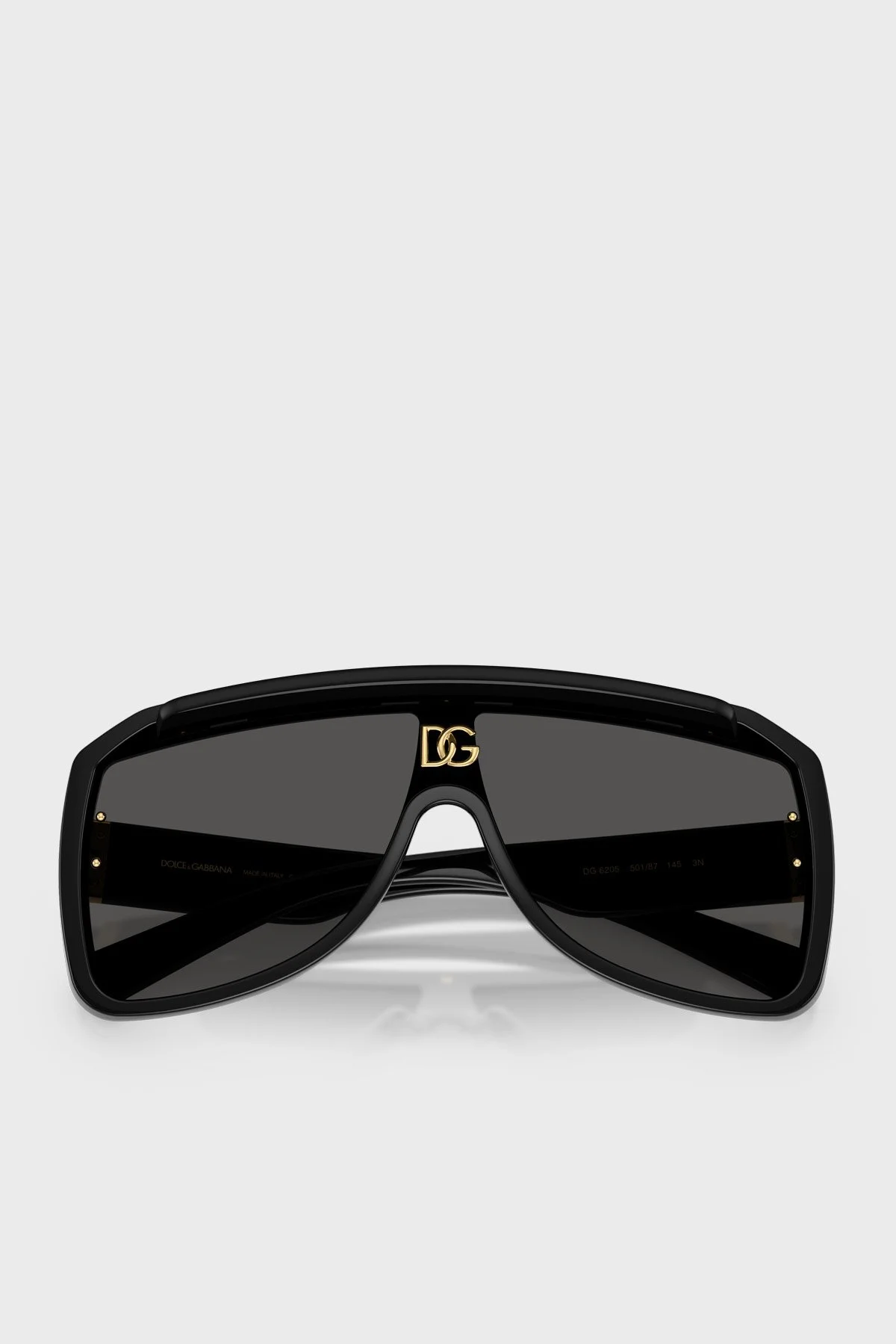 Dolce Gabbana Pilot Logolu Güneş Unisex Gözlük 0DG6205 50187 37 Siyah - 4