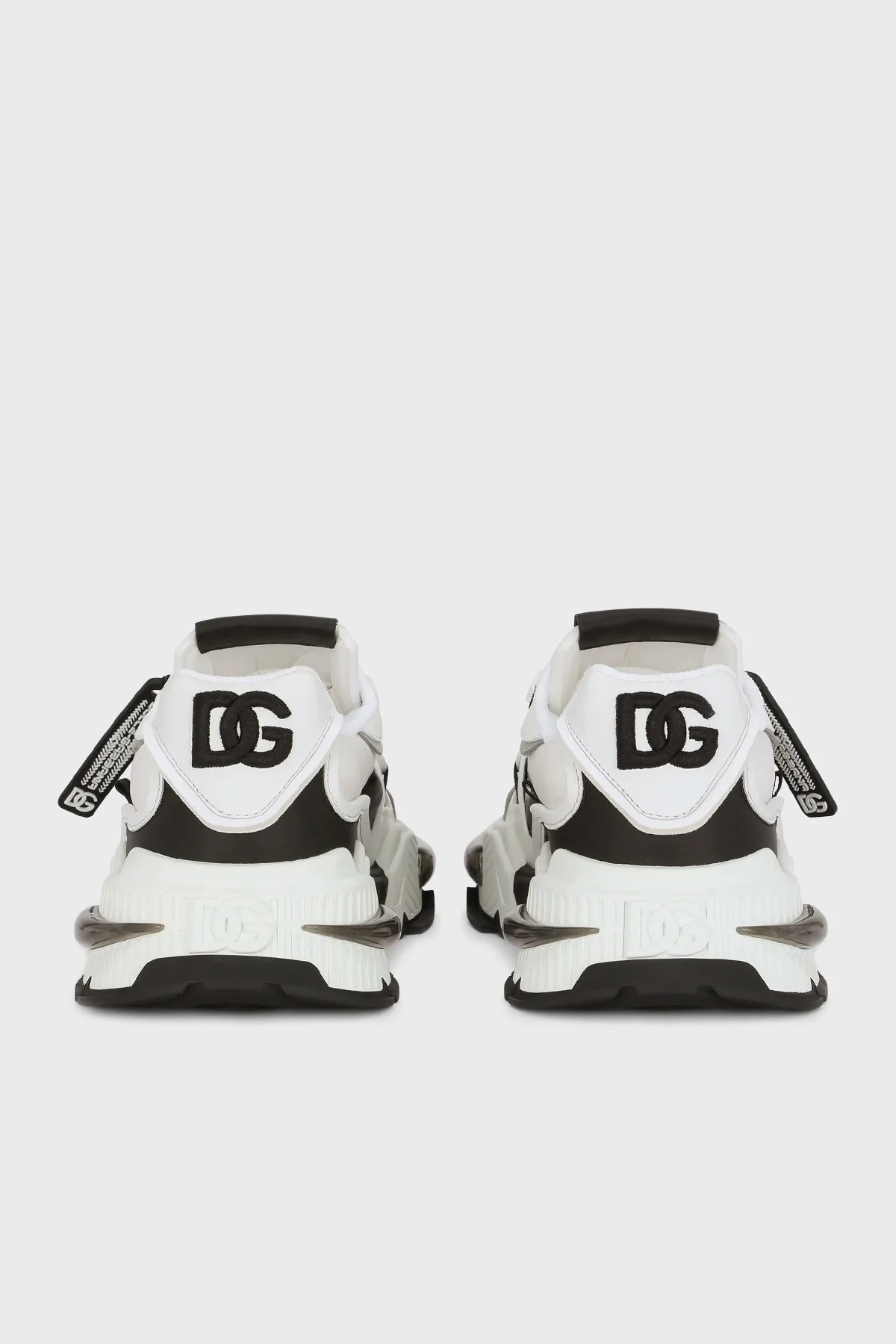 Dolce & Gabbana Sneaker Erkek Ayakkabı CS1984 AY337 89697 SİYAH-BEYAZ-GRİ - 3