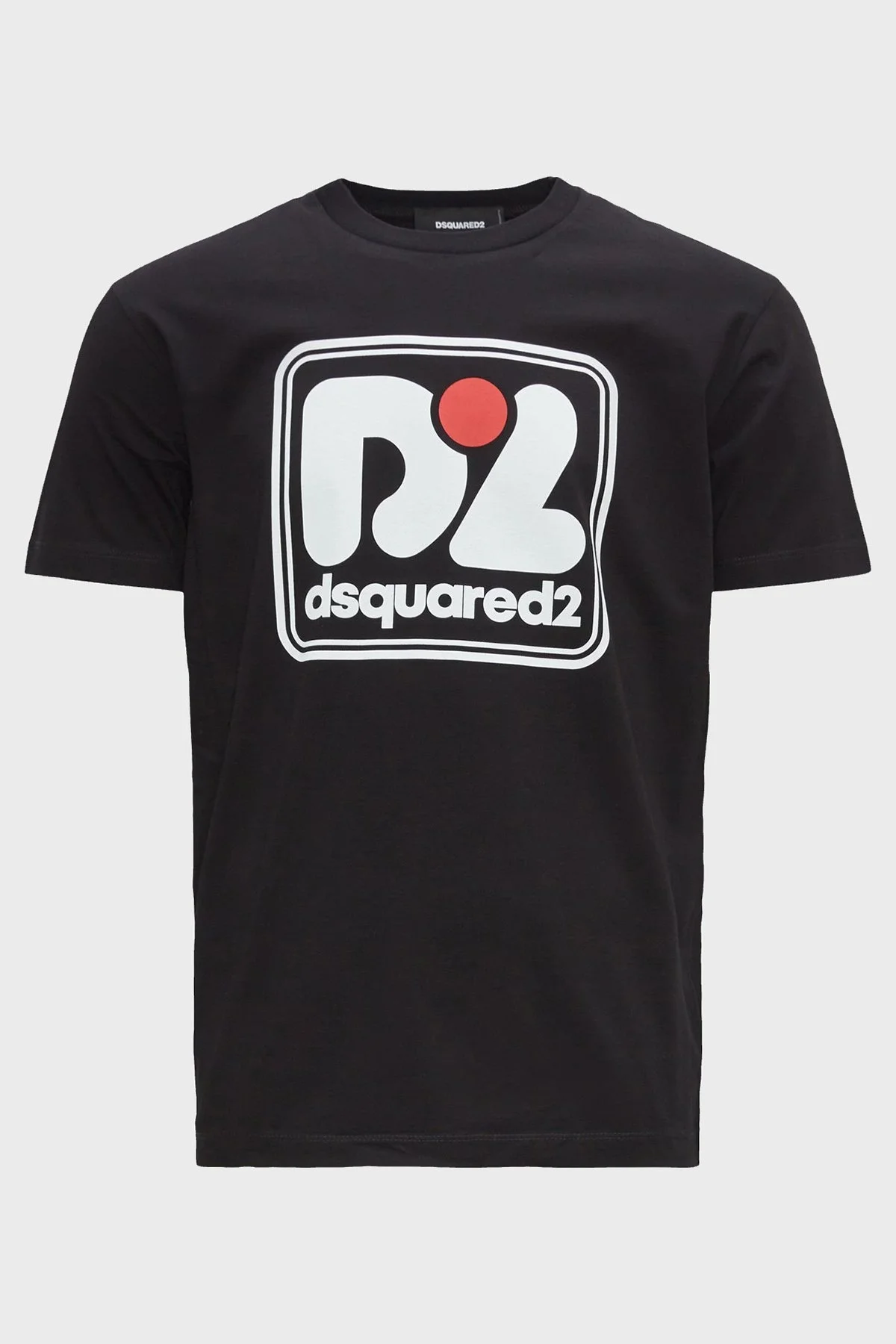 Dsquared2 Baskılı % 100 Pamuk Bisiklet Yaka Regular Fit Erkek T Shirt S71GD1229 S23009 900 SİYAH - 4