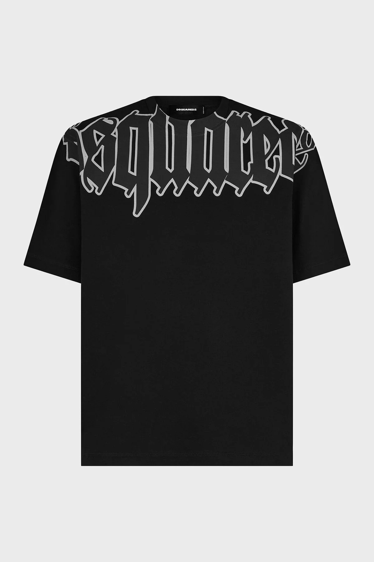 Dsquared2 Baskılı % 100 Pamuk Regular Fit Bisiklet Yaka Erkek T Shirt S74GD1264 S23009 900 SİYAH - 9