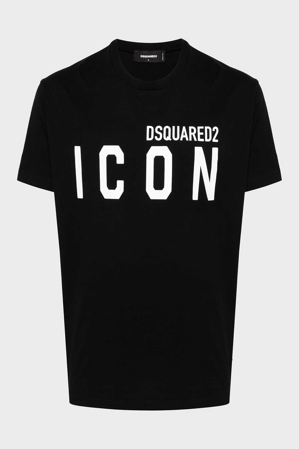 Dsquared2 Baskılı % 100 Pamuk Regular Fit Bisiklet Yaka Erkek T Shirt S79GC0080 S23009 980 SİYAH - 10