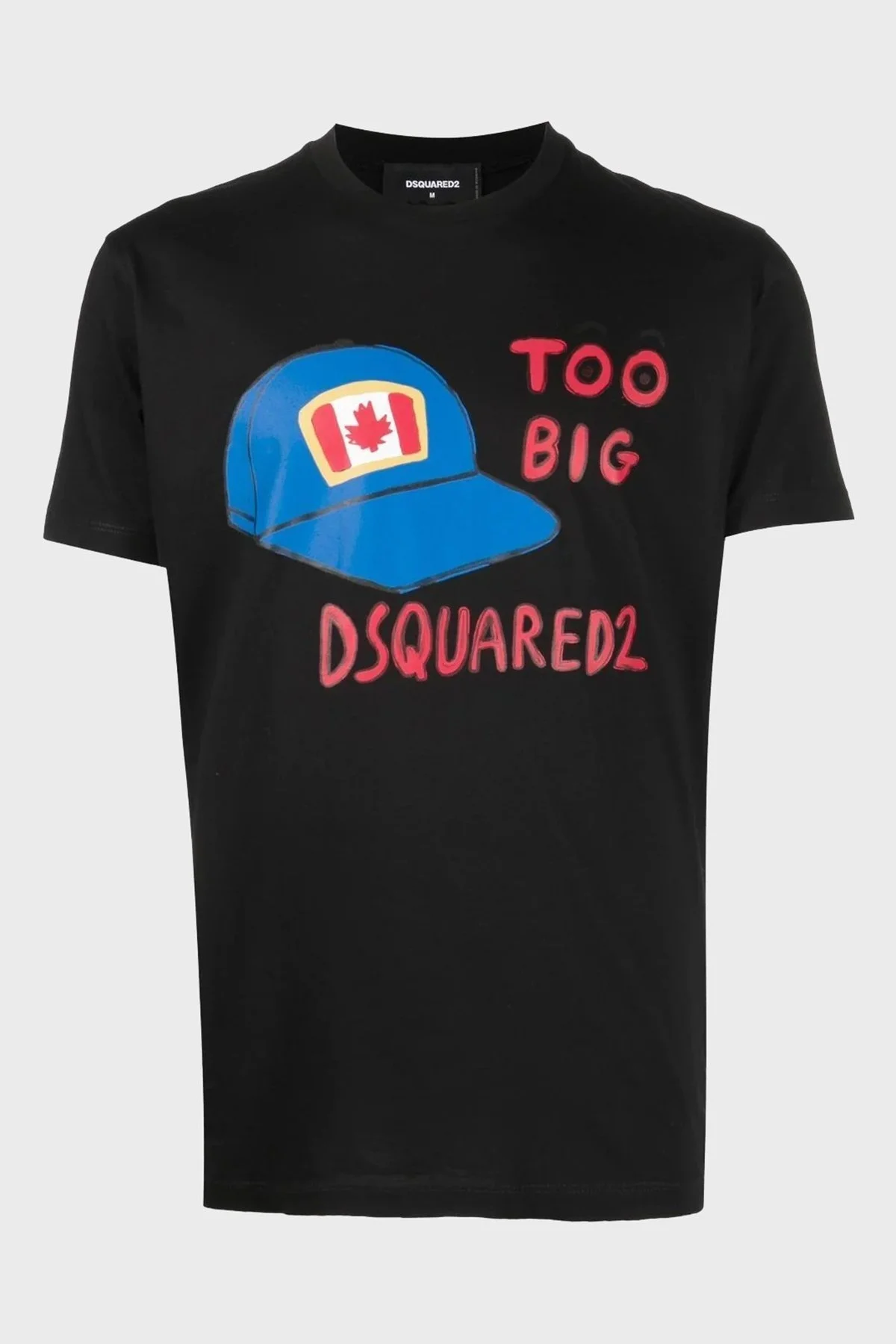 Dsquared2 Baskılı Pamuklu Regular Fit Bisiklet Yaka Erkek T Shirt S71GD1185 S23009 900 SİYAH - 5