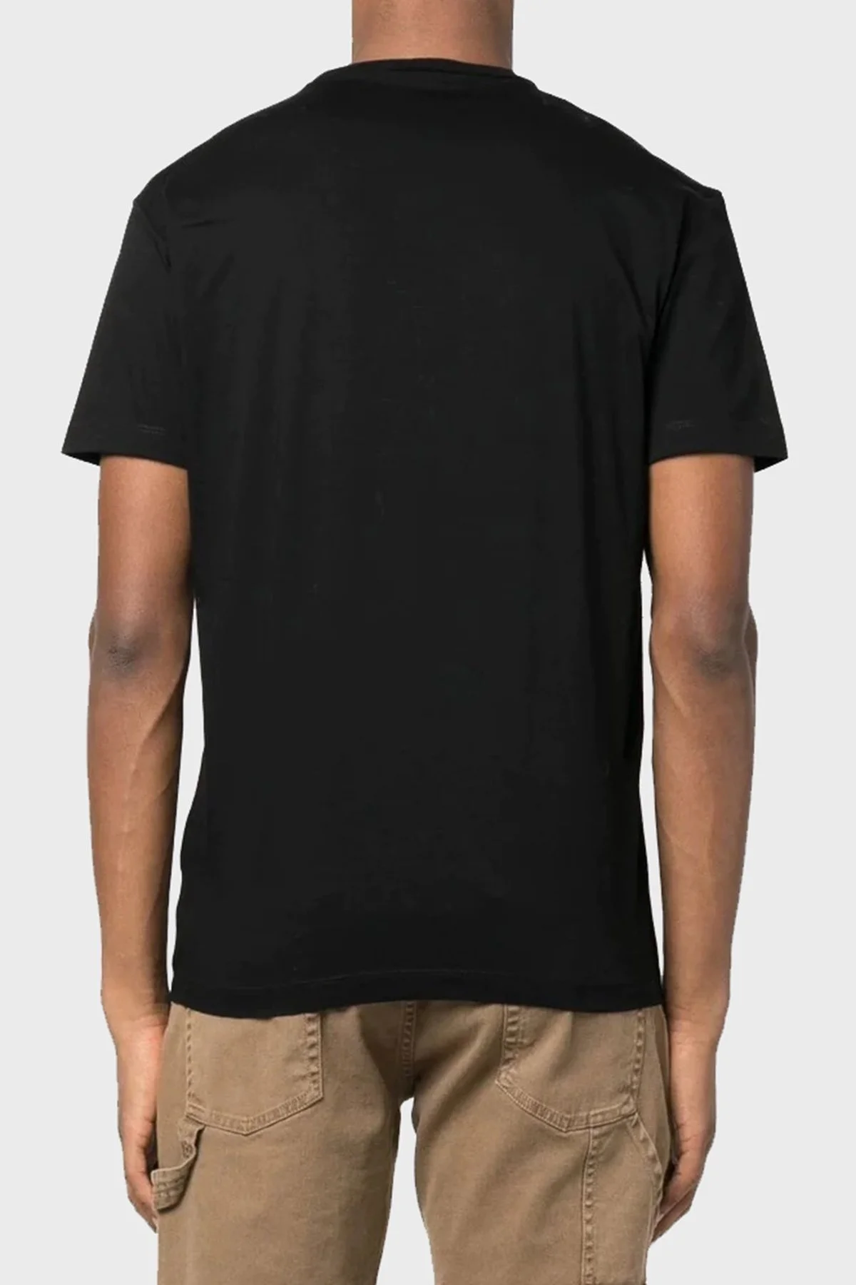 Dsquared2 Baskılı Pamuklu Regular Fit Bisiklet Yaka Erkek T Shirt S71GD1228 S23009 900 SİYAH - 5