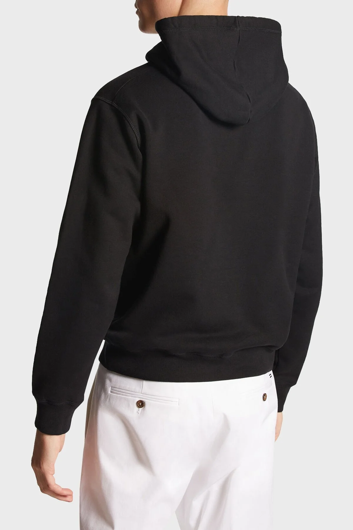 Dsquared2 Baskılı Pamuklu Regular Fit Kapüşonlu Yaka Erkek Sweat S71GU0451 S25516 900 SİYAH - 3