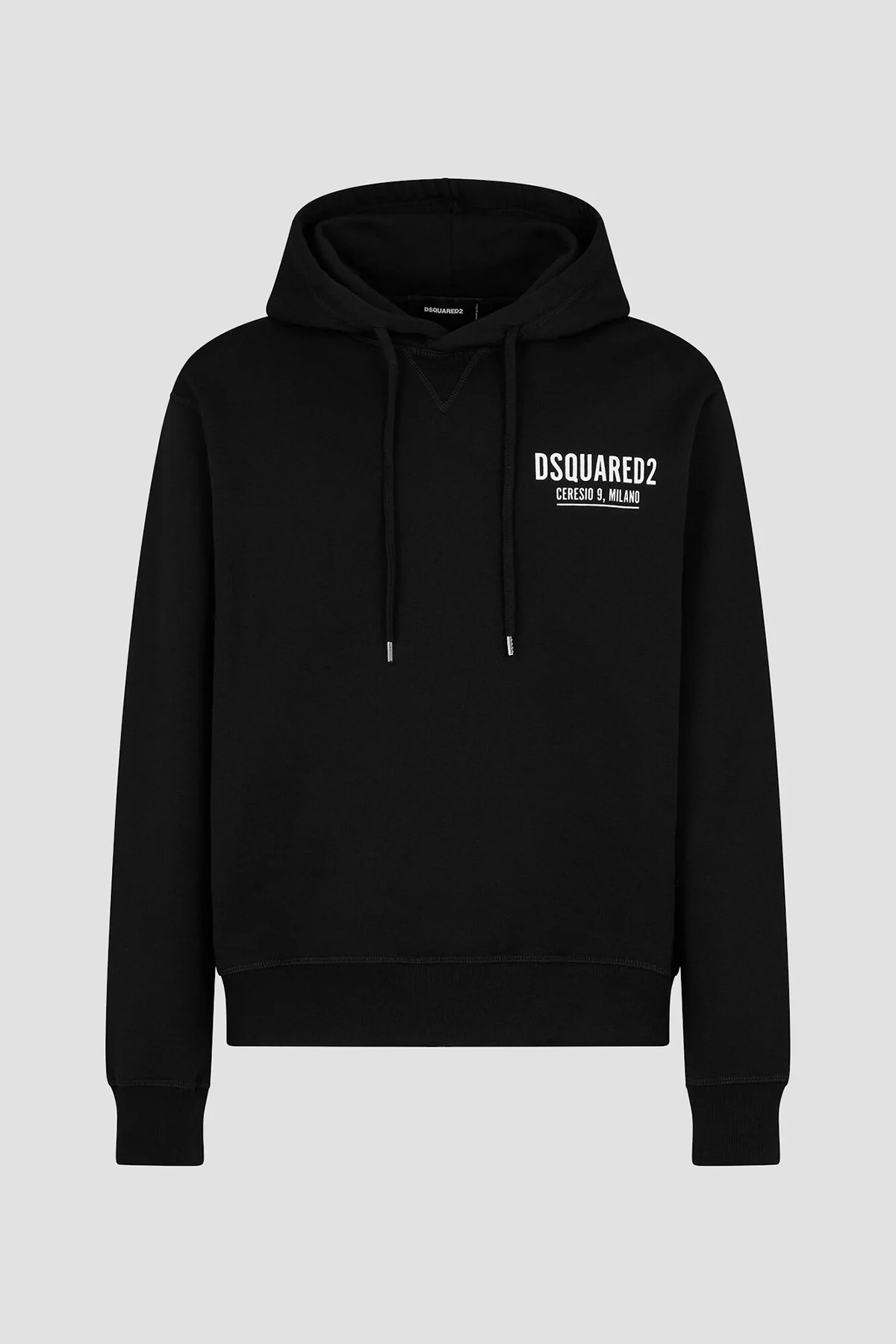 Dsquared2 Baskılı Pamuklu Regular Fit Kapüşonlu Yaka Erkek Sweat S71GU0451 S25516 900 SİYAH - 4